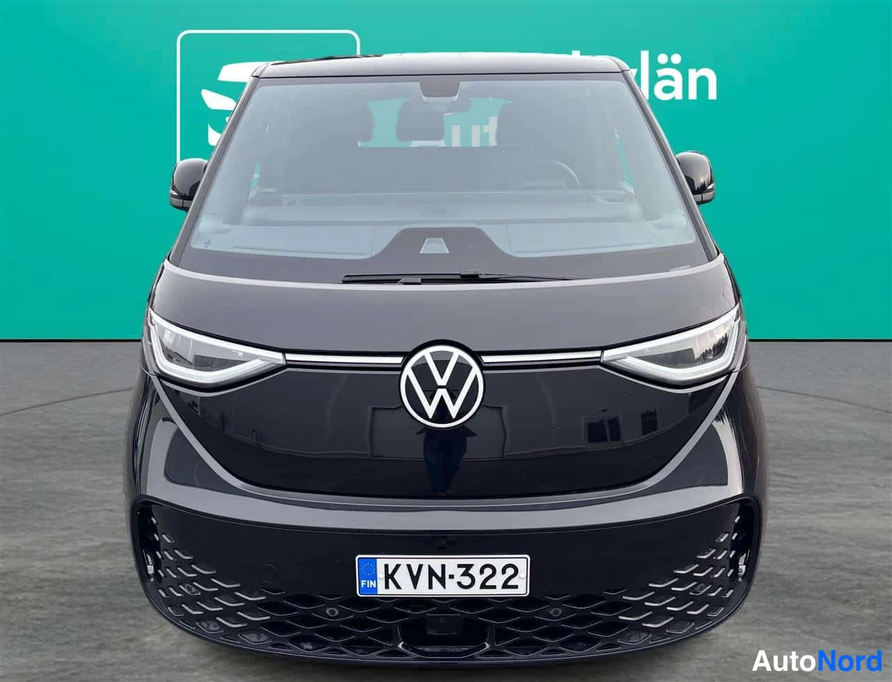 Black Volkswagen ID 2023, front, photo 3