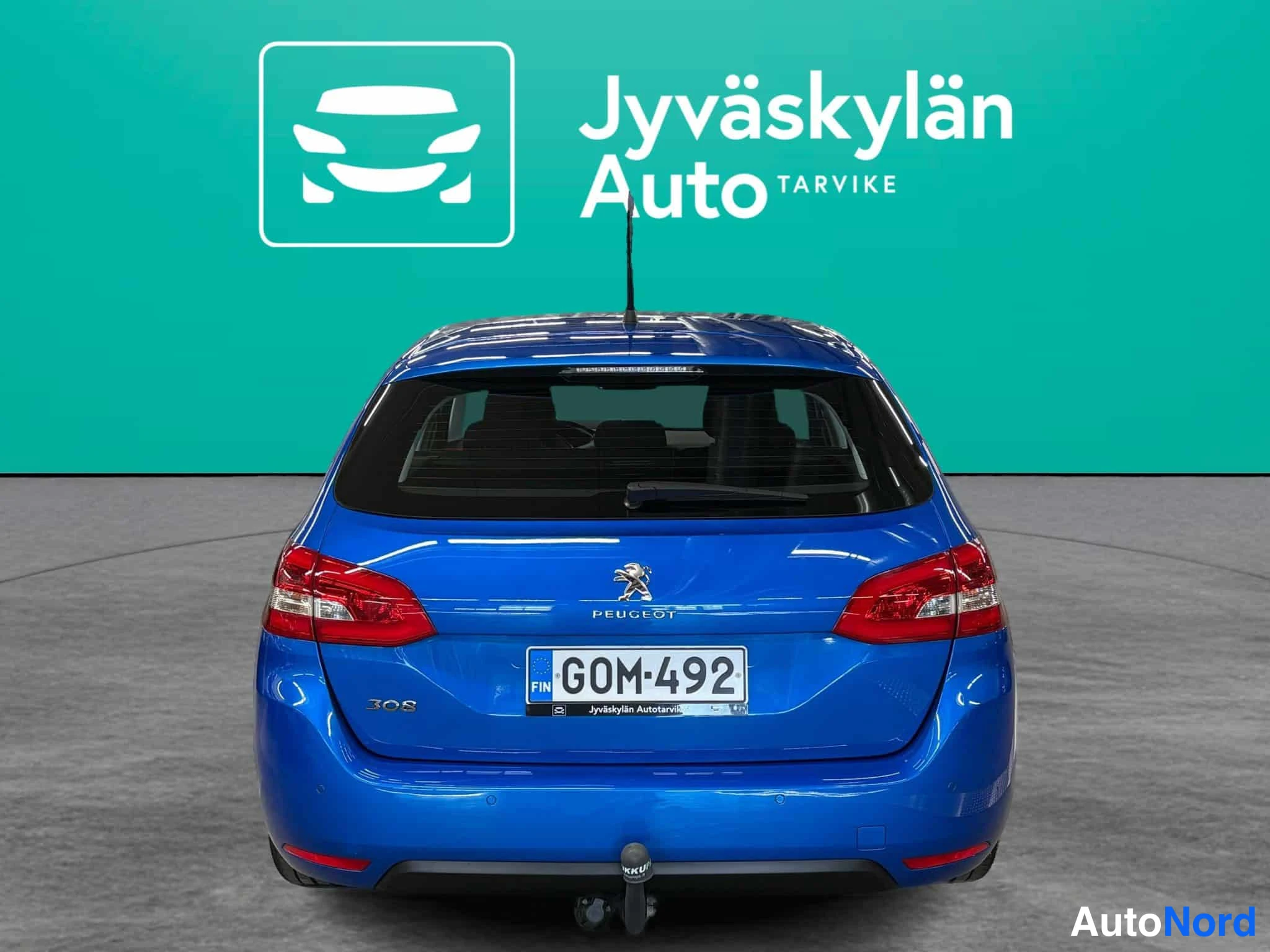 Sininen Peugeot 308 2020, takaa, kuva 15