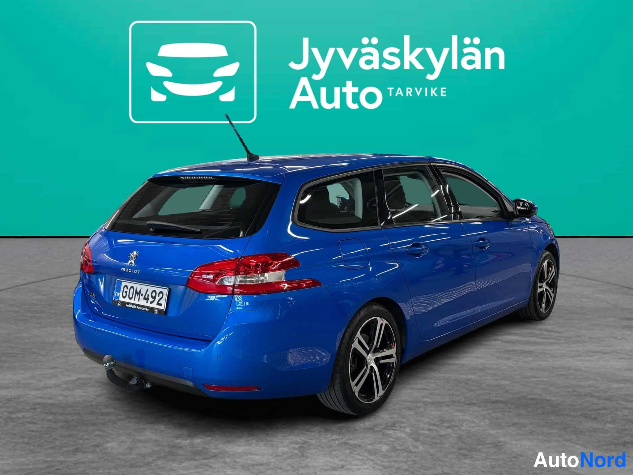 Sininen Peugeot 308 2020, takaviisto, kuva 11