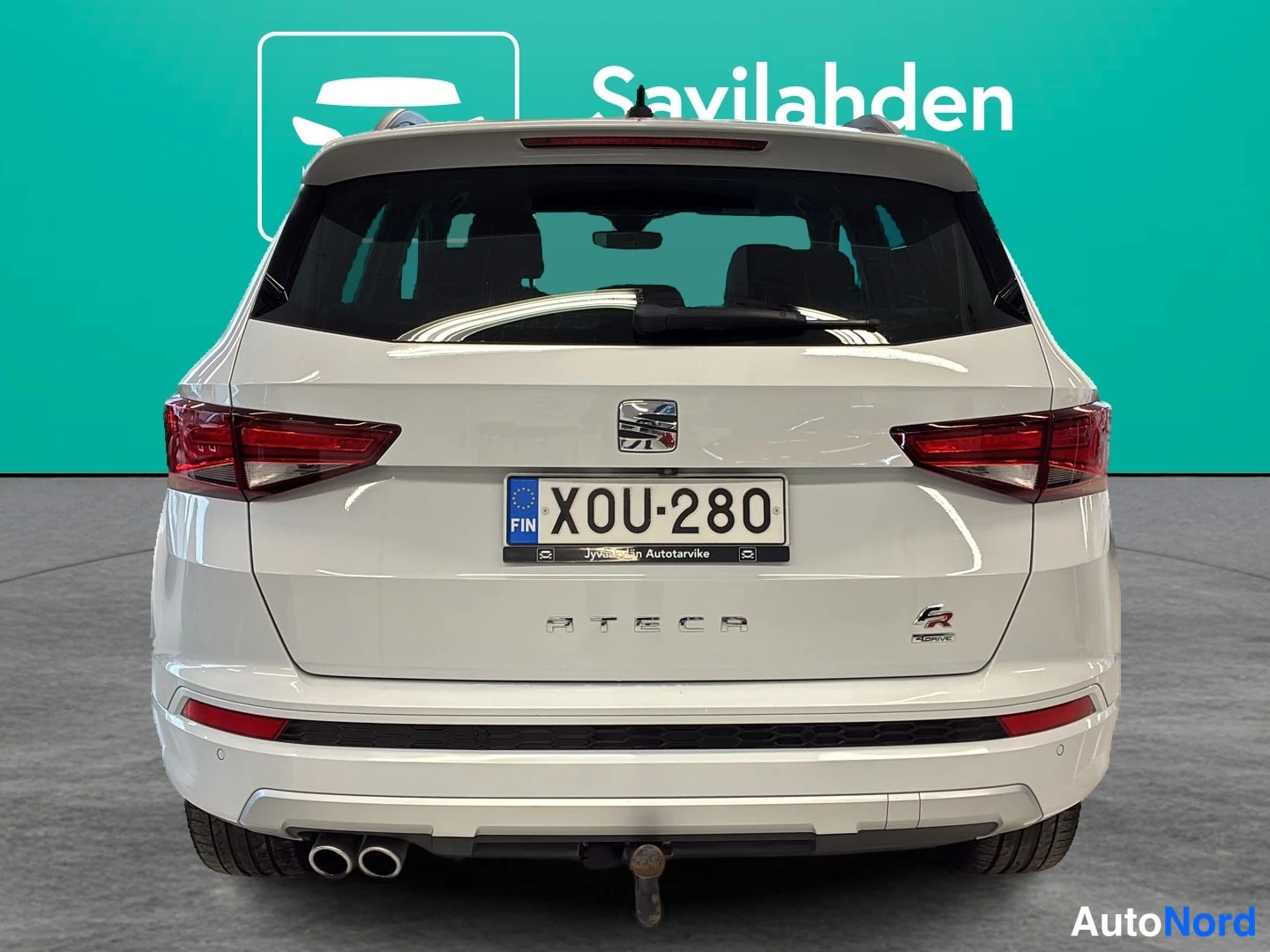 Valkoinen Seat Ateca 2018, takaa, kuva 5
