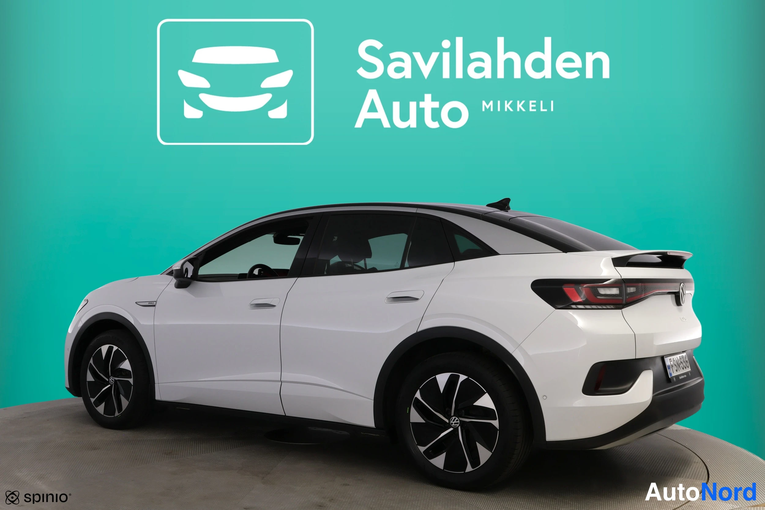 Valkoinen Volkswagen ID.5 2022, takaviisto, kuva 8
