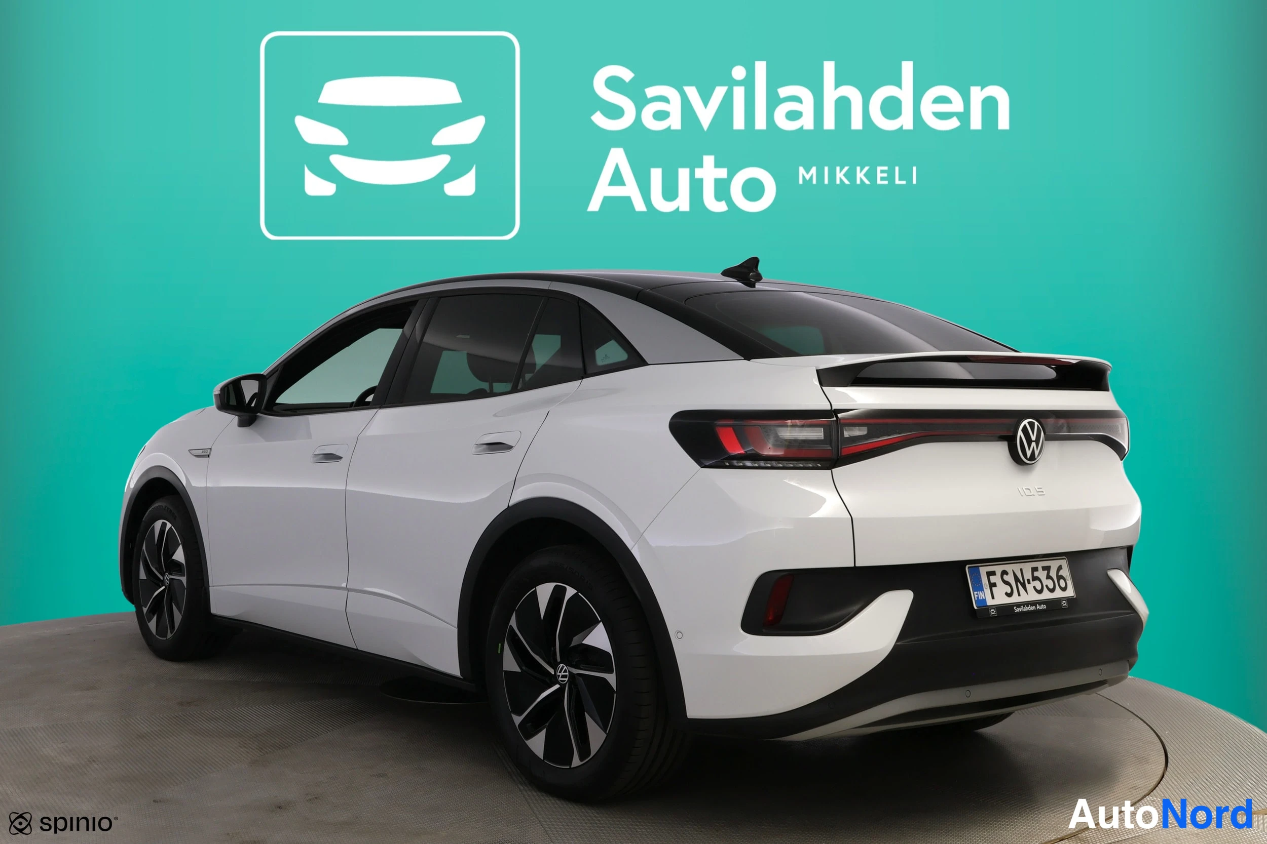 Valkoinen Volkswagen ID.5 2022, takaviisto, kuva 10