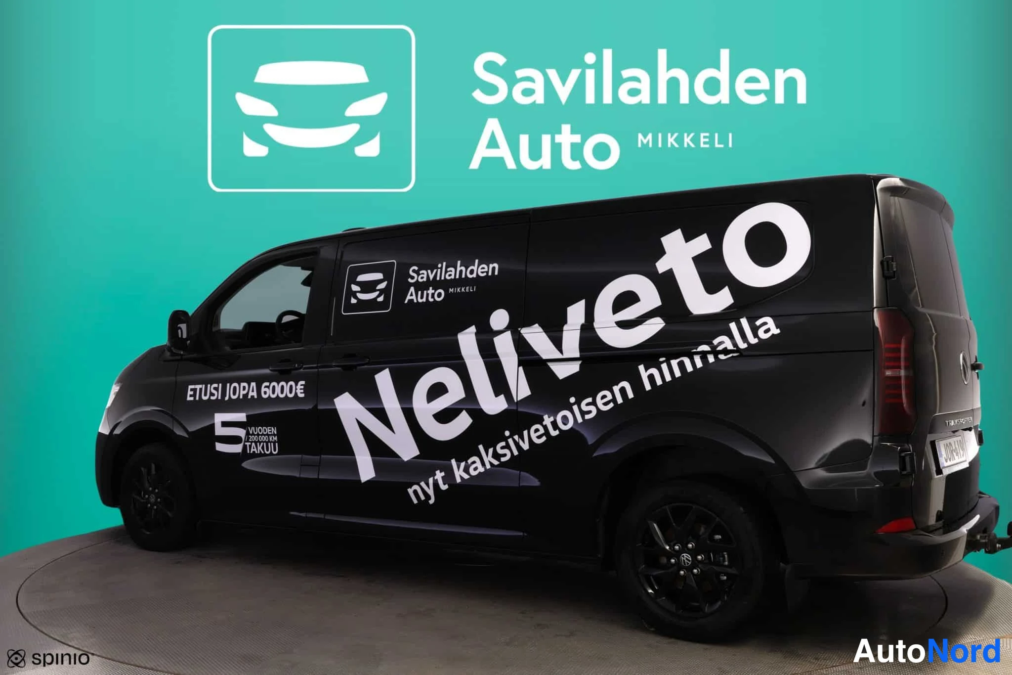 Musta Volkswagen Transporter 2026, takaviisto, kuva 11