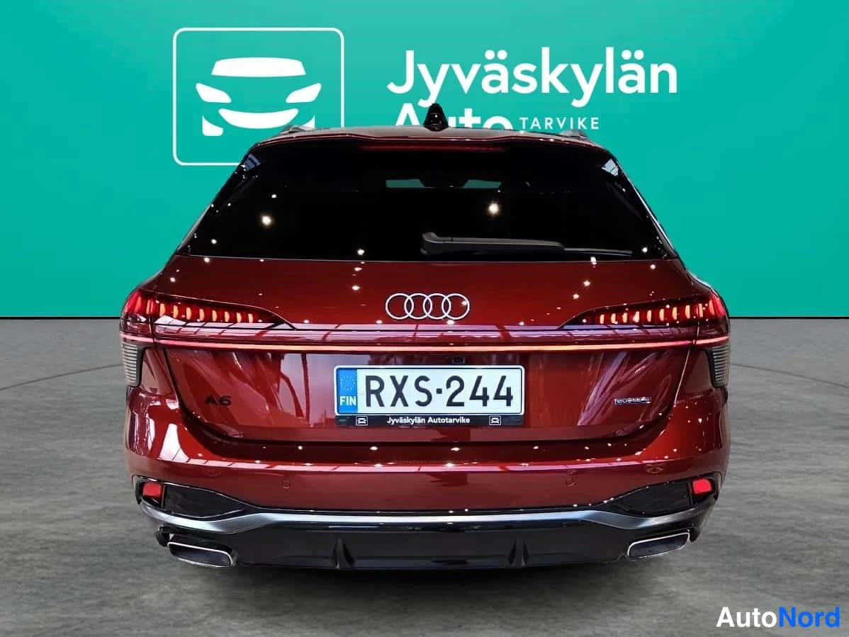 Punainen Audi A6 2025, takaa, kuva 8
