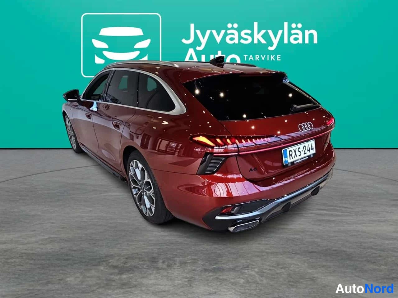 Punainen Audi A6 2025, takaviisto, kuva 7