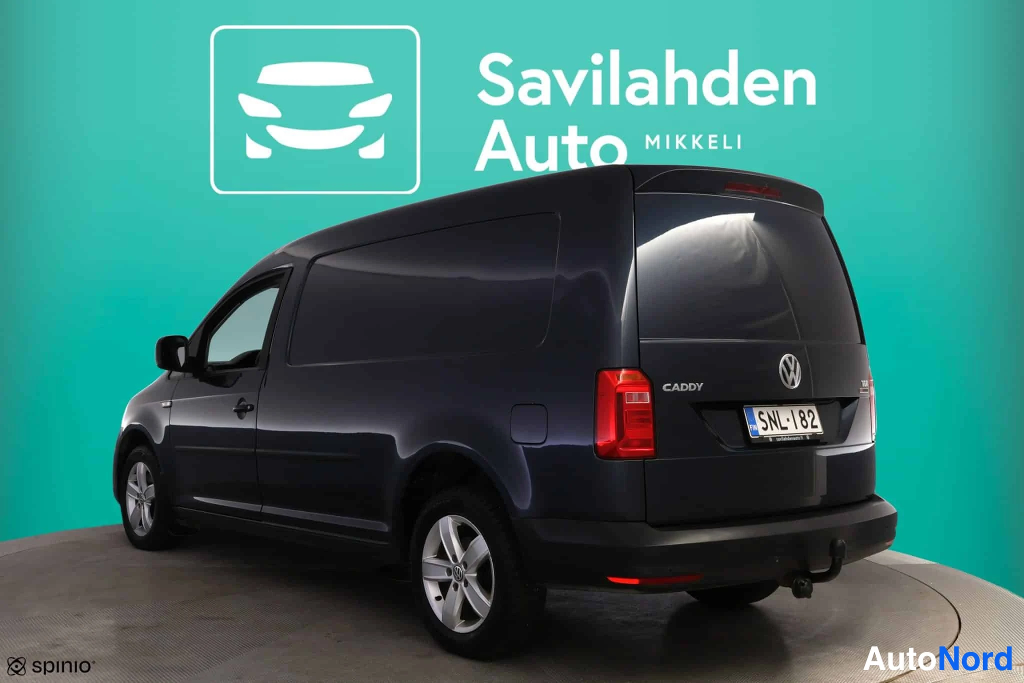 Sininen Volkswagen Caddy 2015, takaviisto, kuva 11