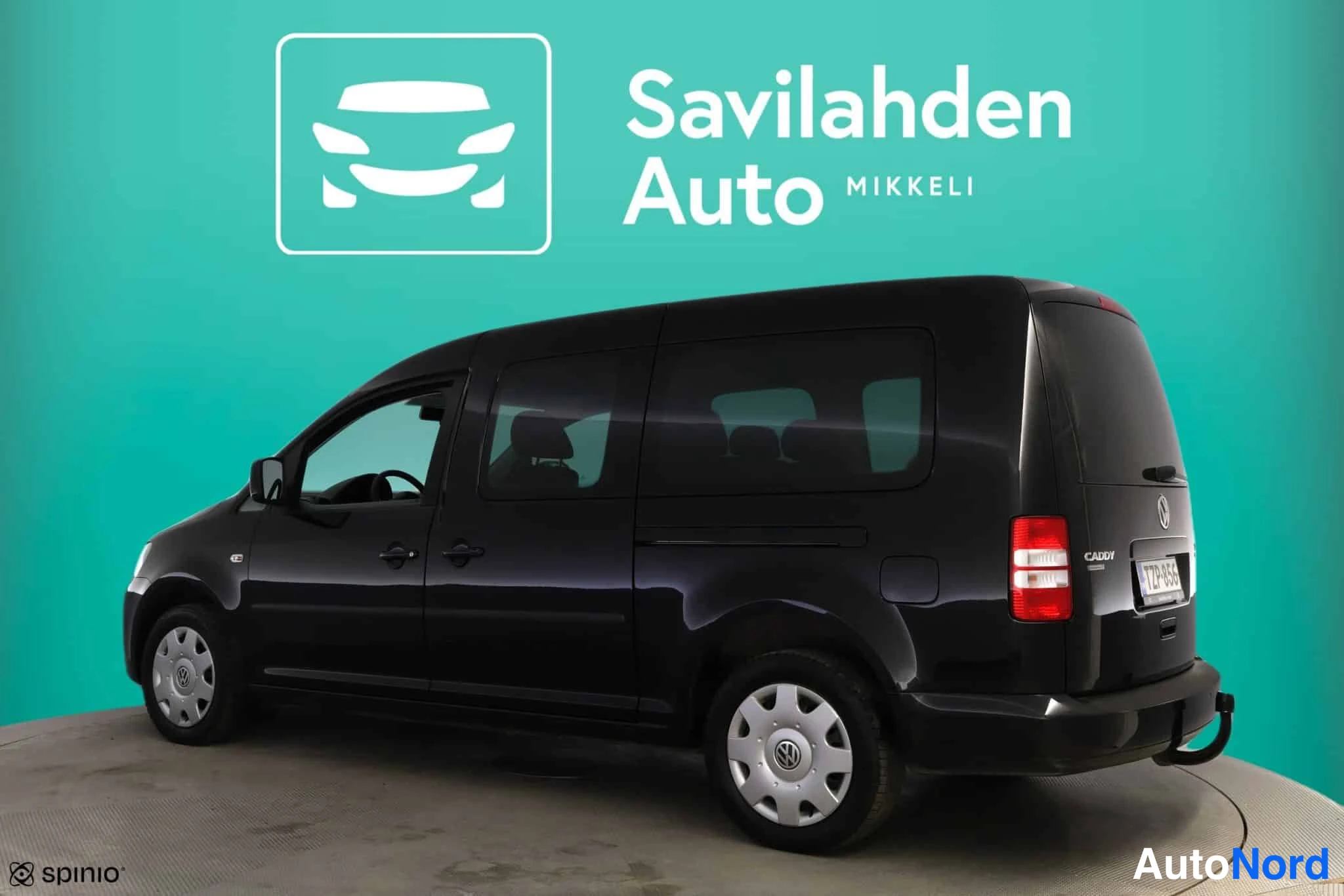 Musta Volkswagen Caddy 2015, takaviisto, kuva 7