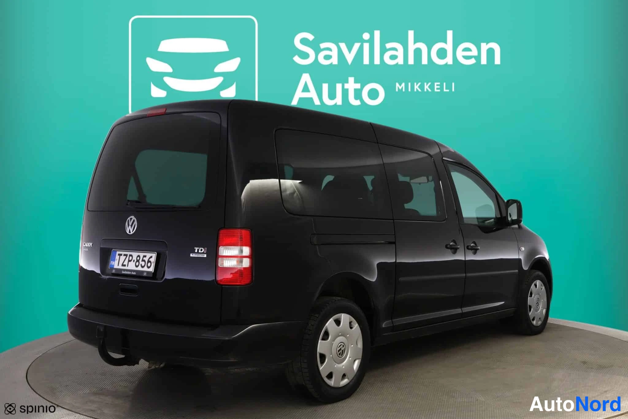 Musta Volkswagen Caddy 2015, takaviisto, kuva 11
