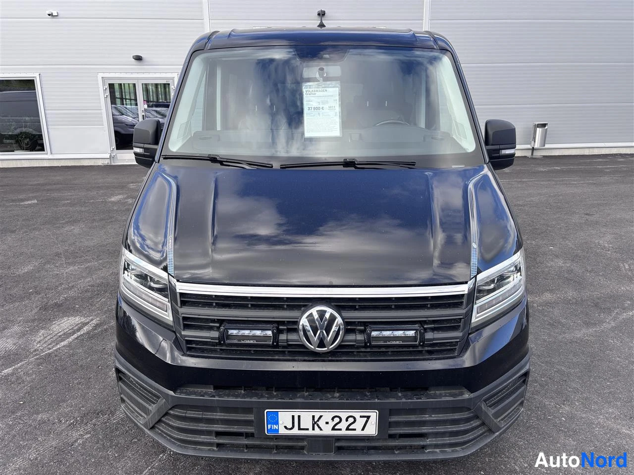 Black Volkswagen Crafter 2020, front, photo 3