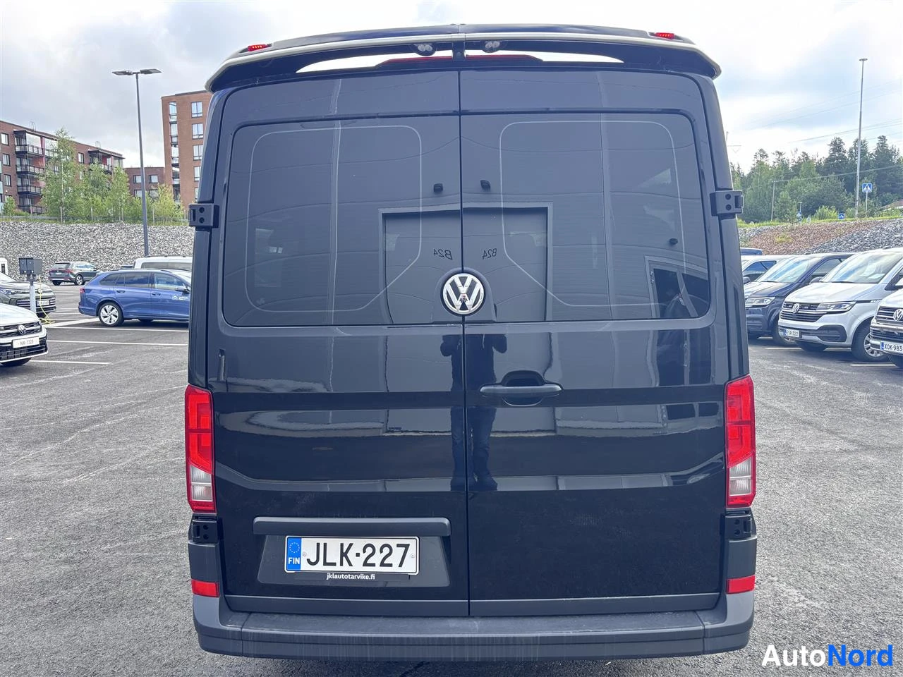 Black Volkswagen Crafter 2020, rear, photo 6