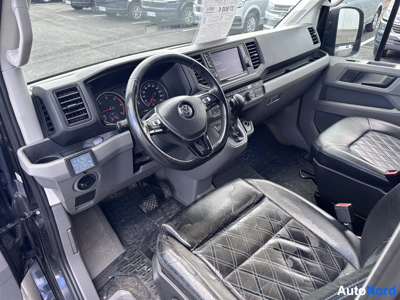 Black Volkswagen Crafter 2020, cockpit, photo 7