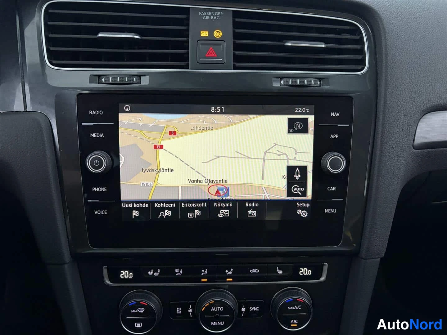 Harmaa Volkswagen Golf 2017, yksityiskohta, kuva 21