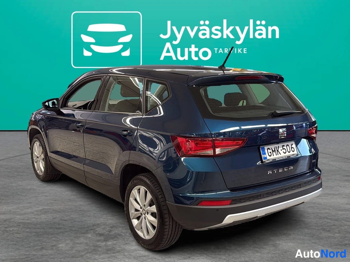 Sininen Seat Ateca 2017, takaviisto, kuva 4