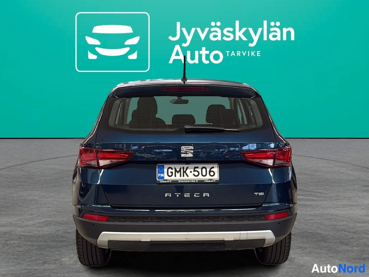 Sininen Seat Ateca 2017, takaa, kuva 6