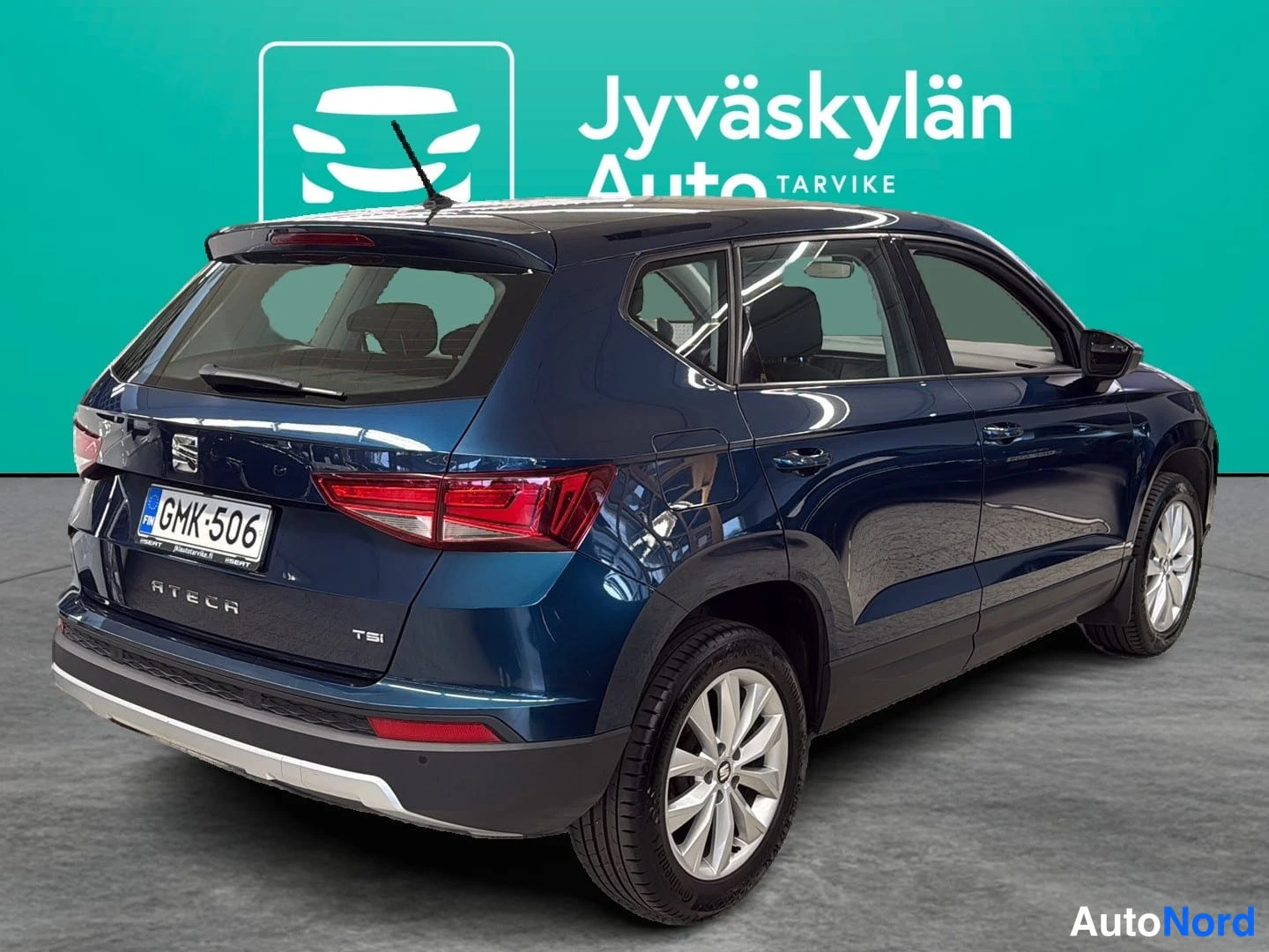 Sininen Seat Ateca 2017, takaviisto, kuva 5