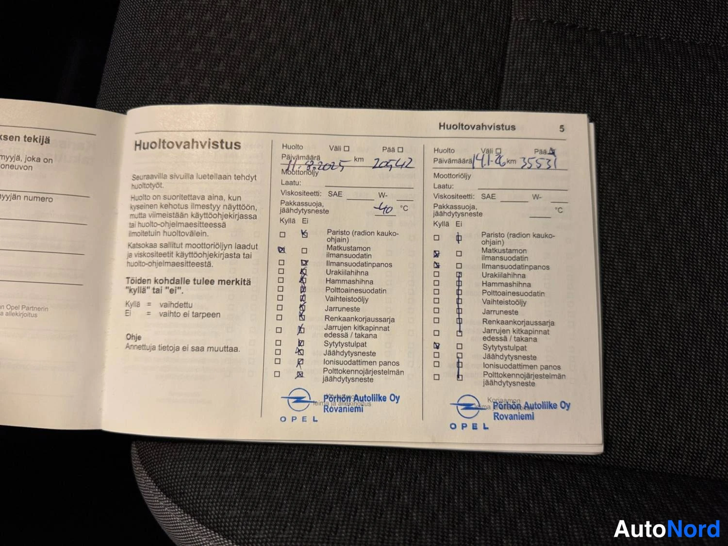 Musta Opel Astra 2024, asiakirja, kuva 27