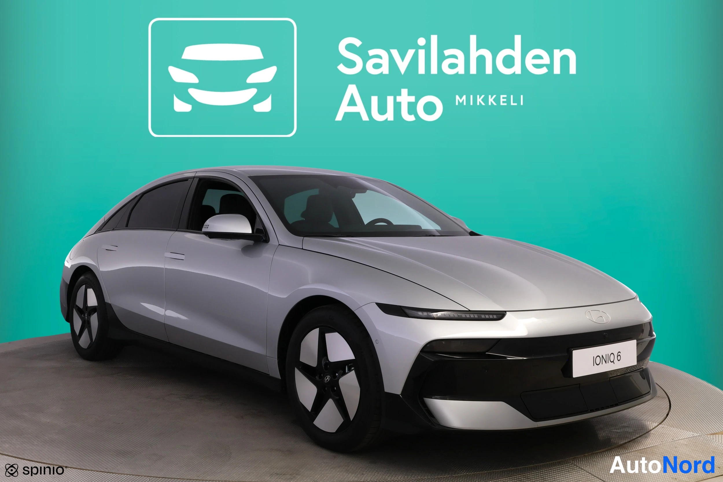 Harmaa Hyundai IONIQ 6 2026, etuviisto, keula oikealle, kuva 6