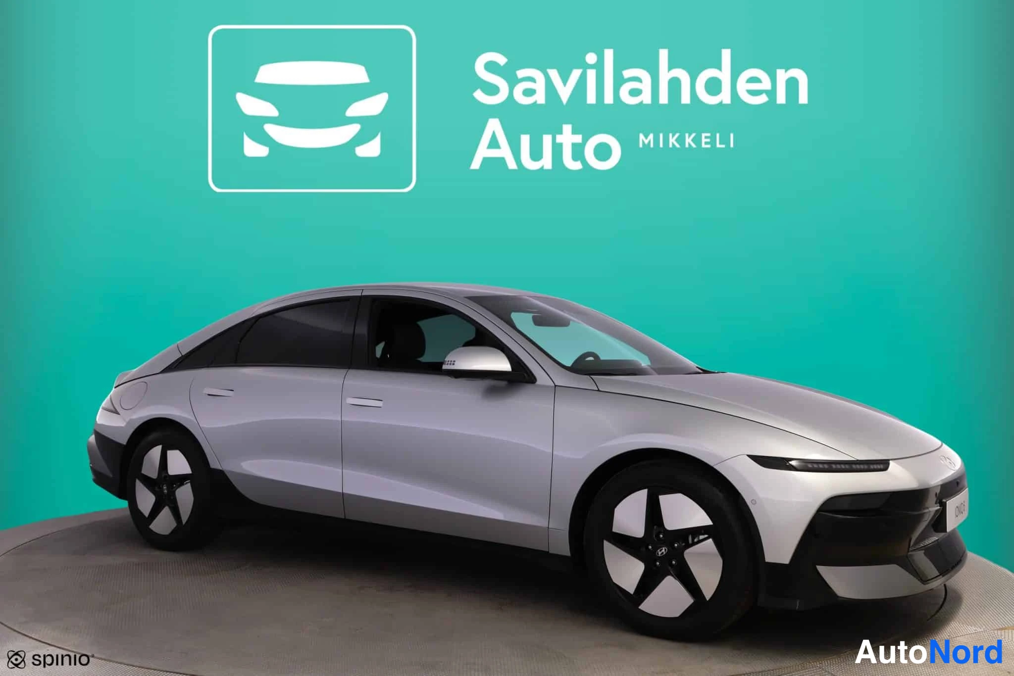 Harmaa Hyundai IONIQ 6 2026, etuviisto, keula oikealle, kuva 3