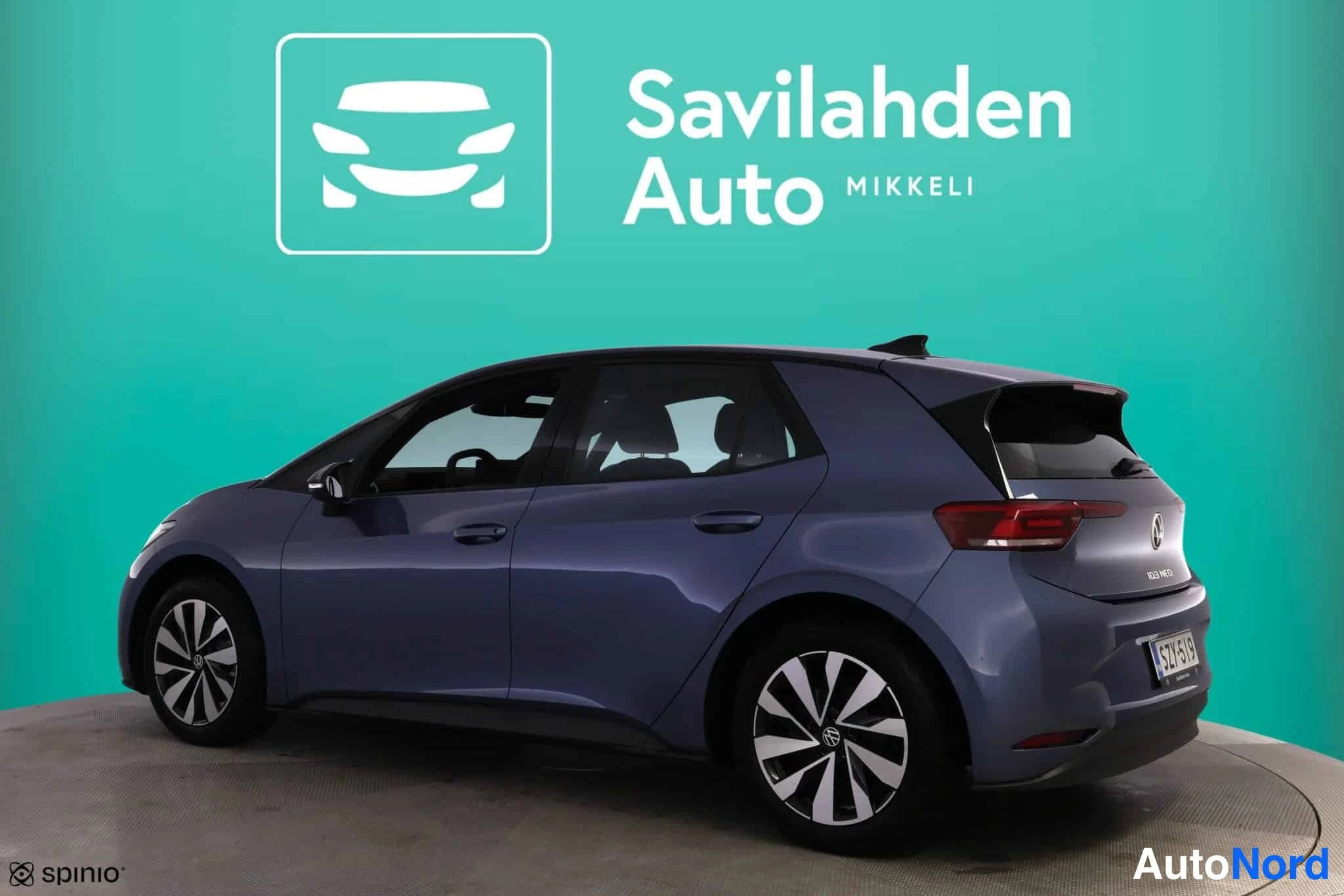 Sininen Volkswagen ID.3 2026, takaviisto, kuva 10