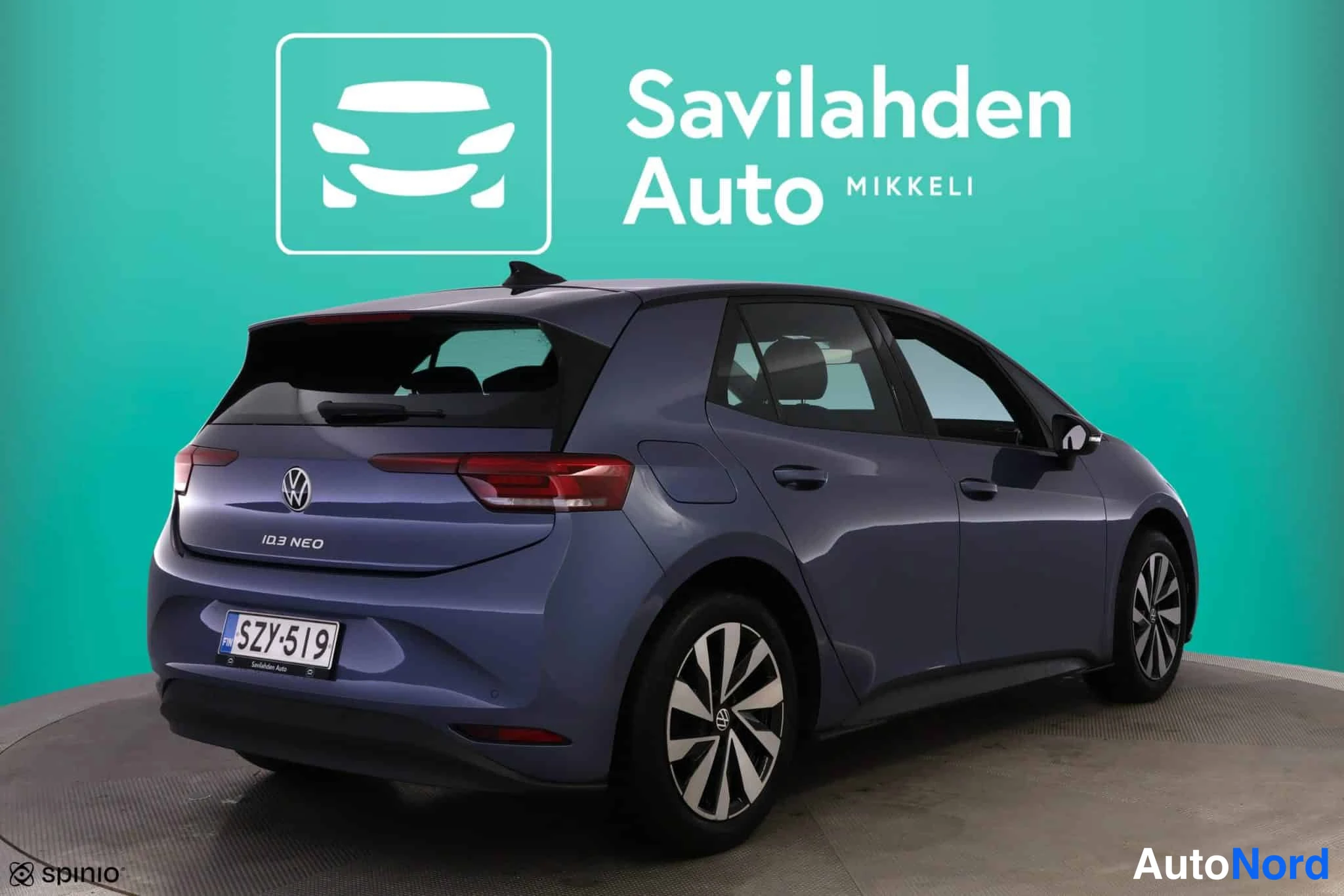 Sininen Volkswagen ID.3 2026, takaviisto, kuva 8