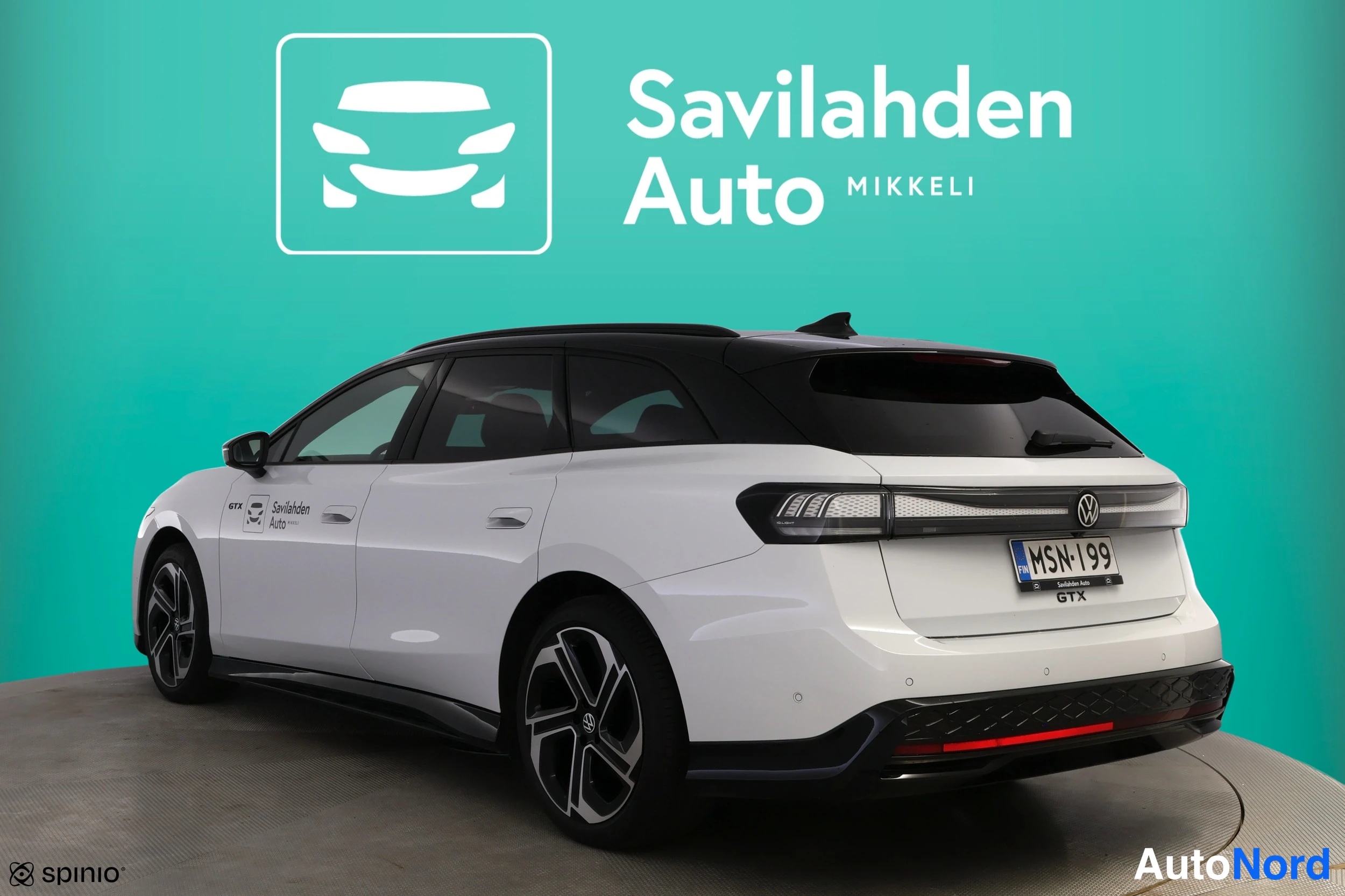 Valkoinen Volkswagen ID.7 2026, takaviisto, kuva 9