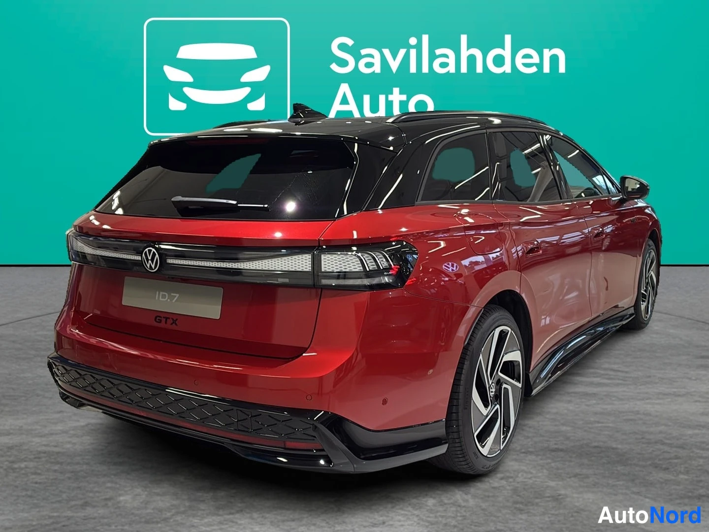 Punainen Volkswagen ID.7 2026, takaviisto, kuva 4