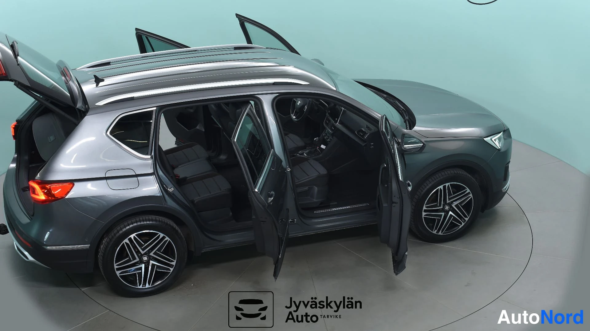 Harmaa Seat Tarraco 2020, takaviisto, kuva 8