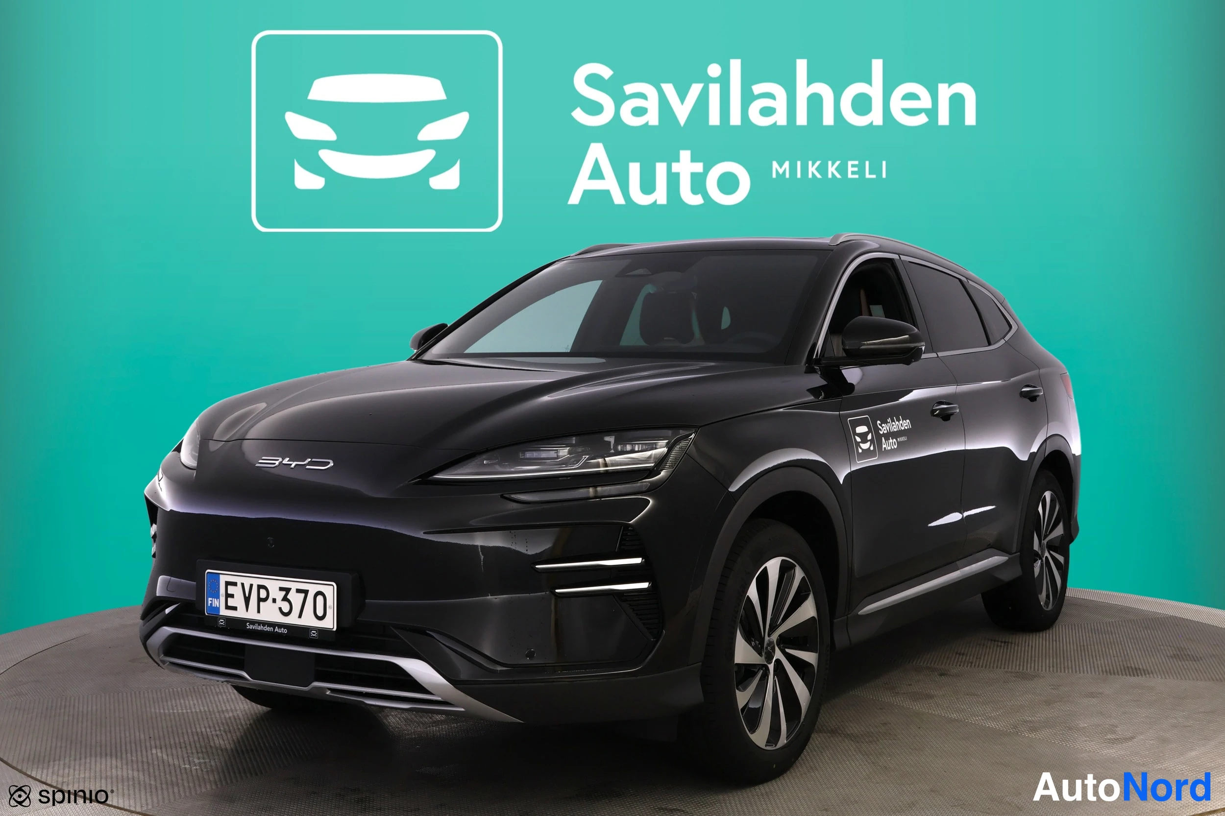 Musta BYD Seal U 2026, etuviisto, keula vasemmalle, kuva 2