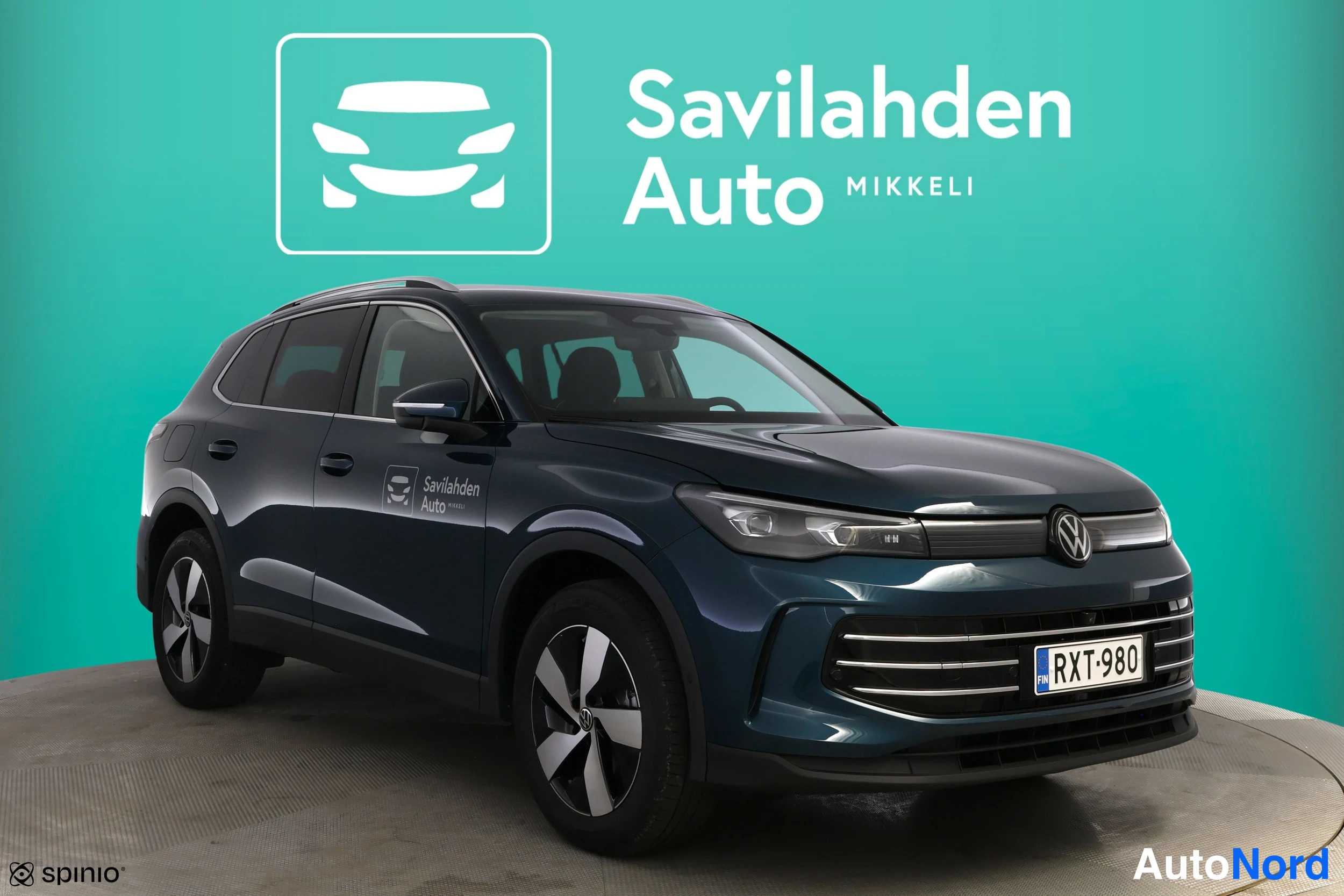 Sininen Volkswagen Tiguan 2026, etuviisto, keula oikealle, kuva 6