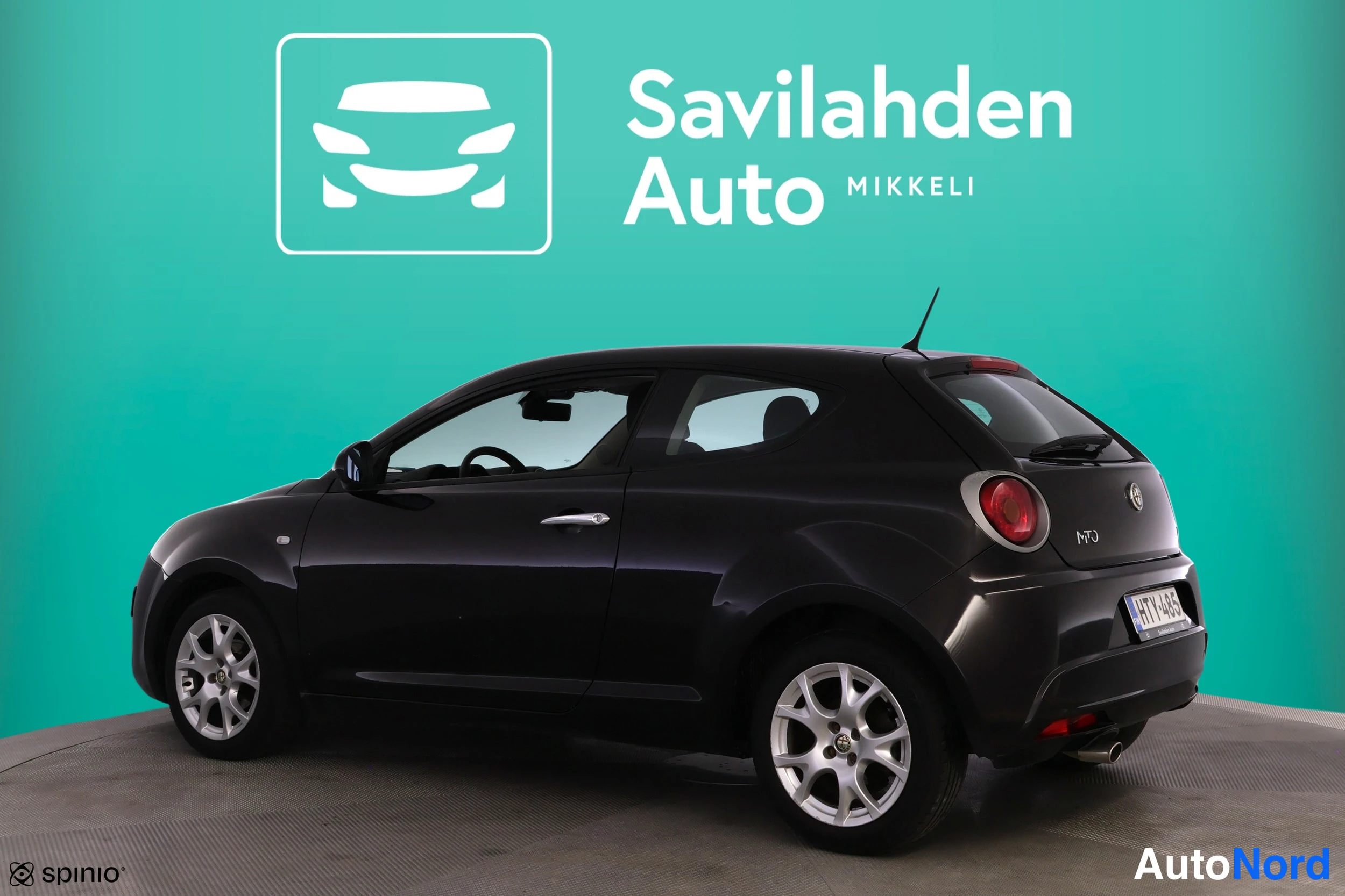 Musta Alfa Romeo Mito 2011, takaviisto, kuva 8