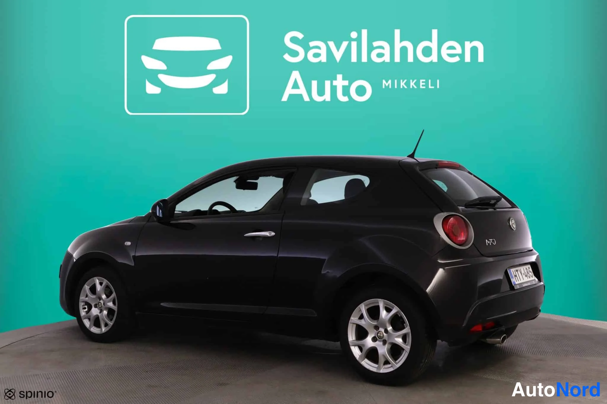 Musta Alfa Romeo Mito 2011, takaviisto, kuva 7