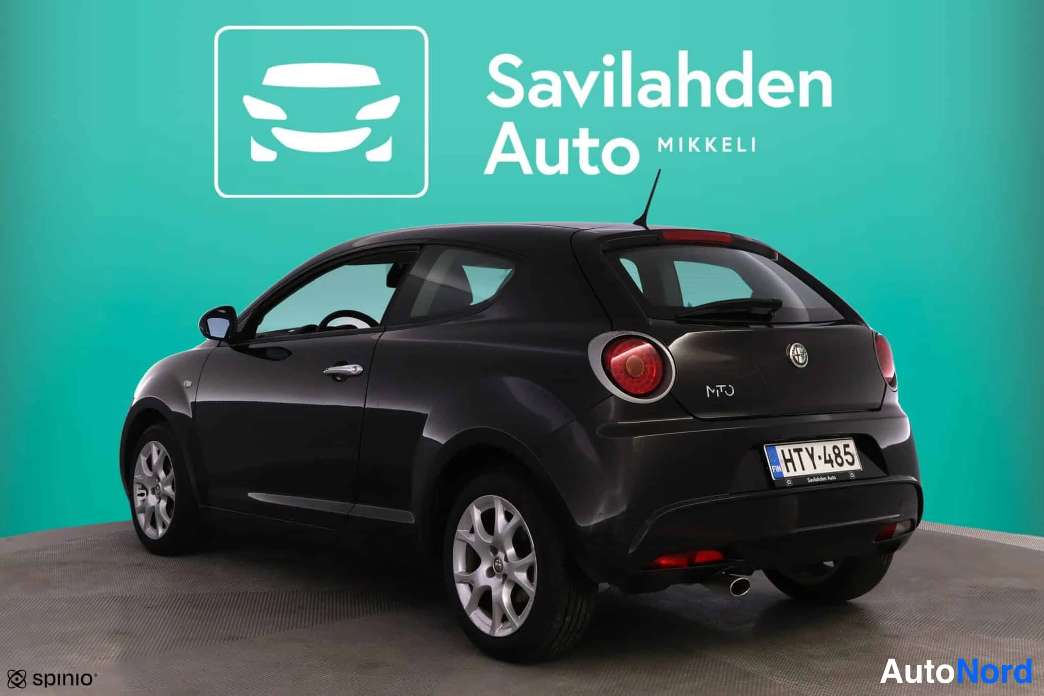 Musta Alfa Romeo Mito 2011, takaviisto, kuva 10