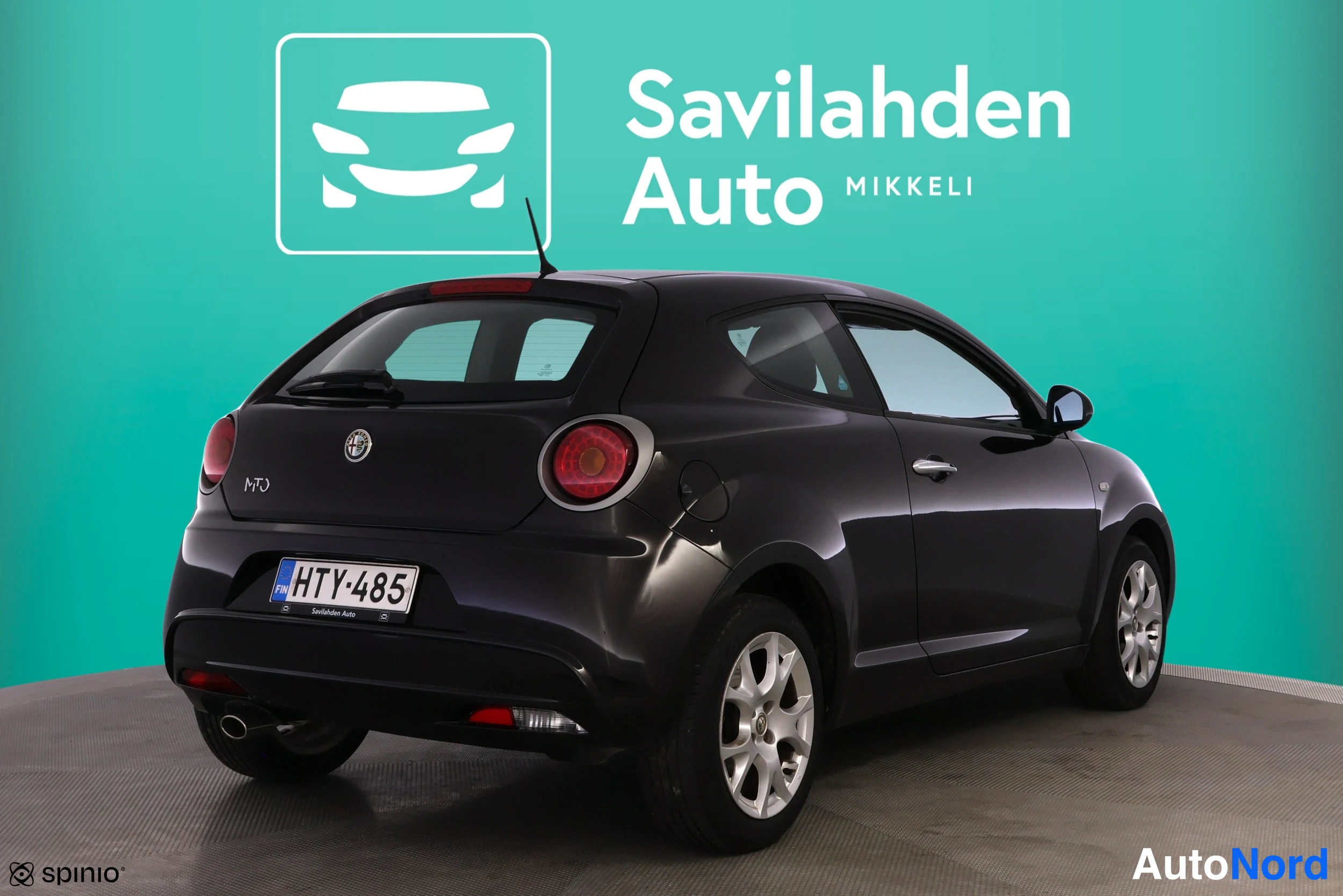 Musta Alfa Romeo Mito 2011, takaviisto, kuva 11
