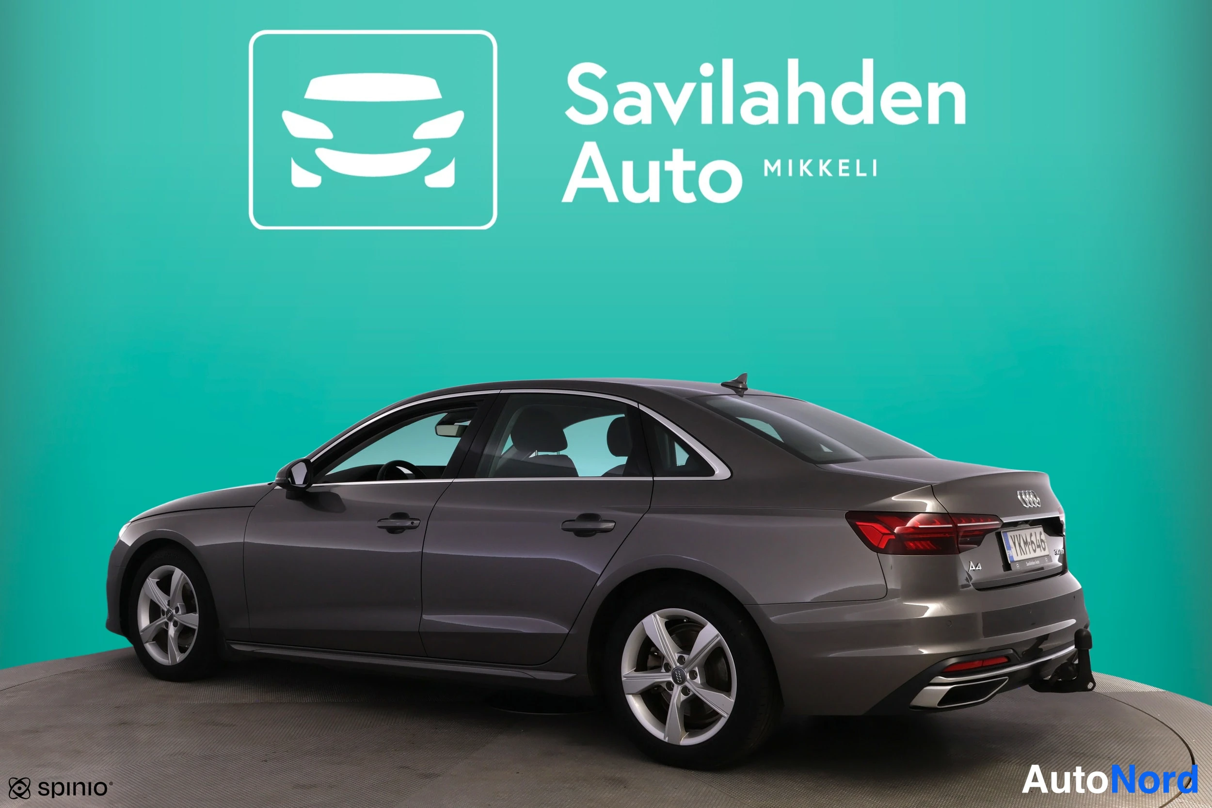 Harmaa Audi A4 2020, takaviisto, kuva 11