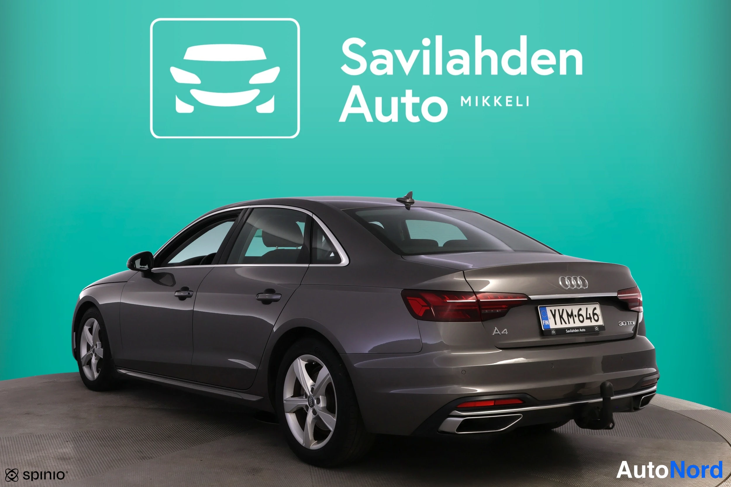 Harmaa Audi A4 2020, takaviisto, kuva 7