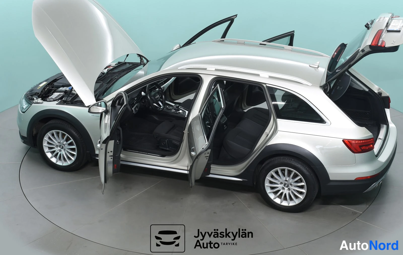 Hopea Audi A4 allroad quattro 2017, etuviisto, keula vasemmalle, kuva 2