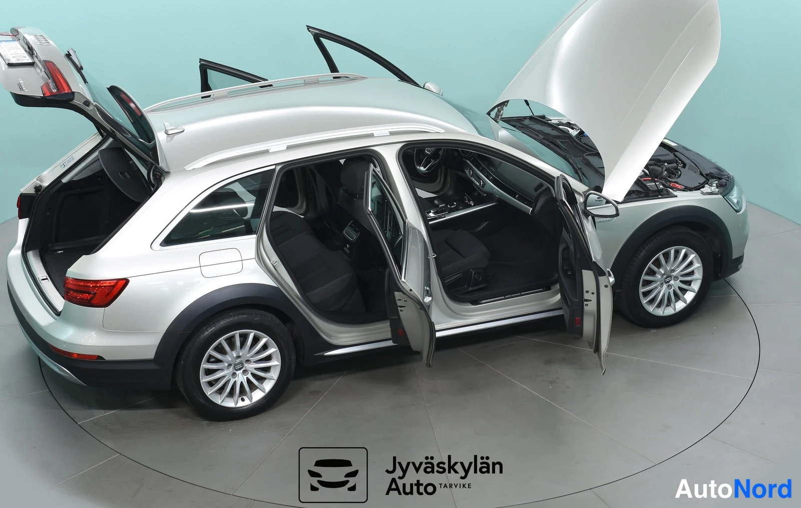 Hopea Audi A4 allroad quattro 2017, etuviisto, keula oikealle, kuva 5