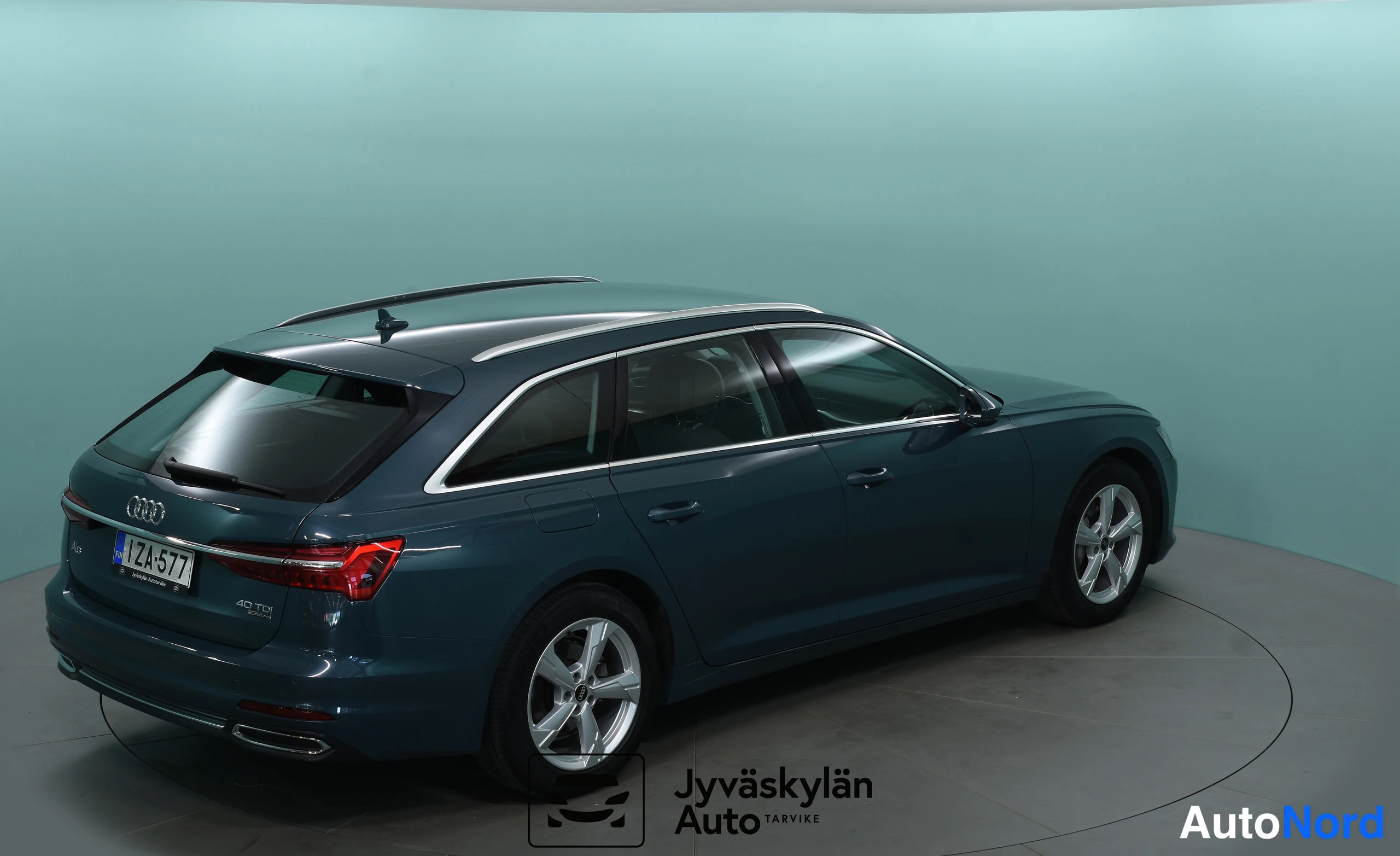 Vihreä Audi A6 2020, takaviisto, kuva 8