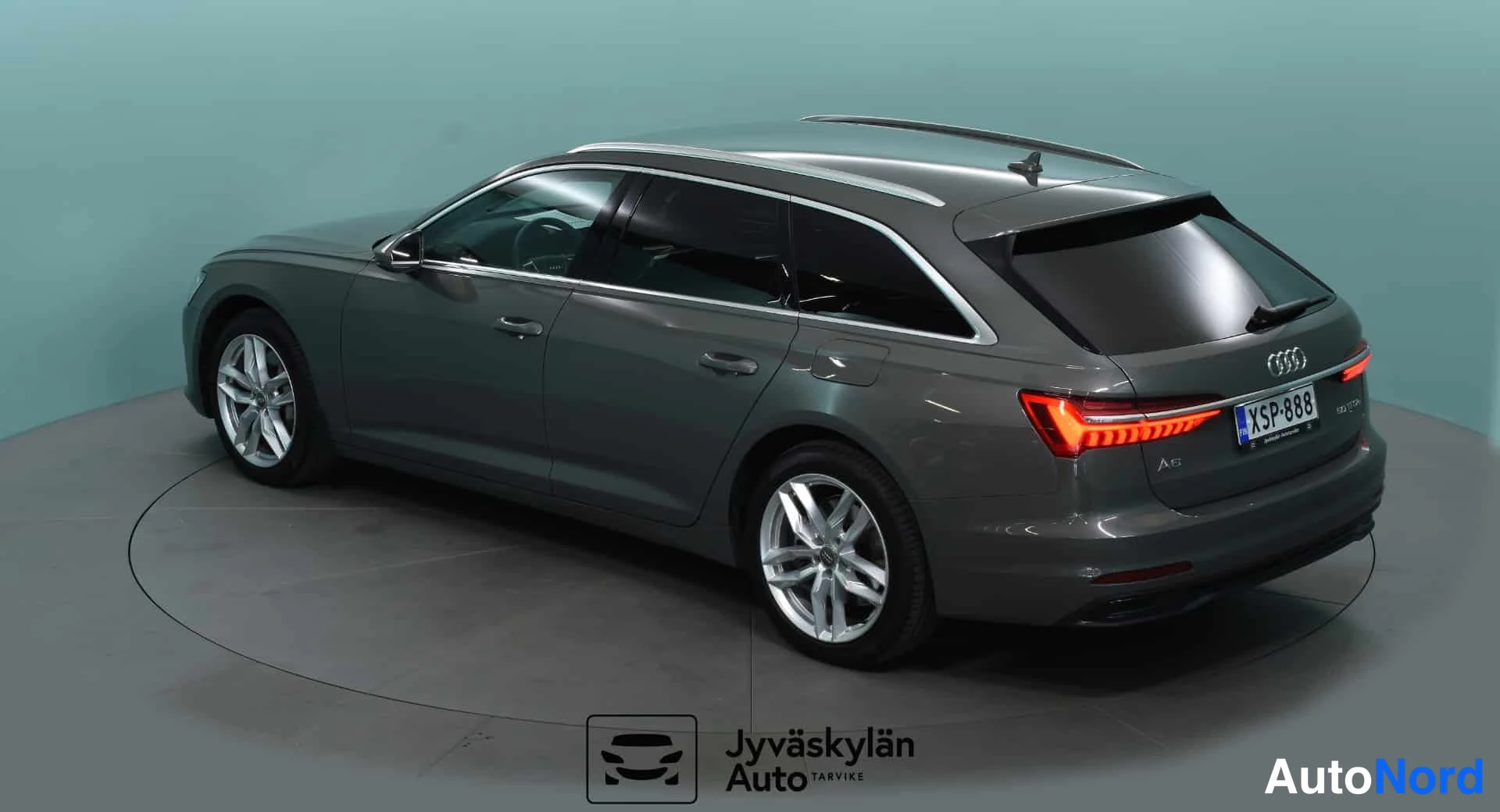 Harmaa Audi A6 2024, takaviisto, kuva 7