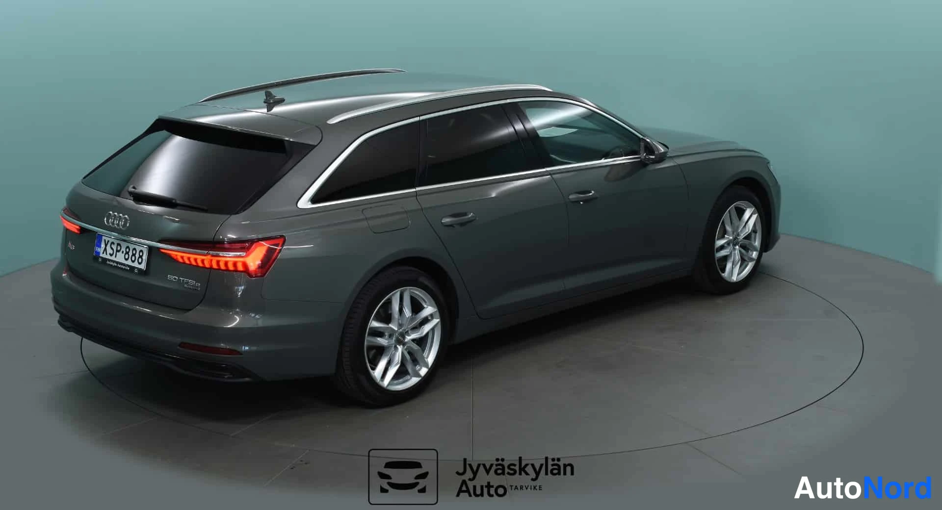 Harmaa Audi A6 2024, takaviisto, kuva 8