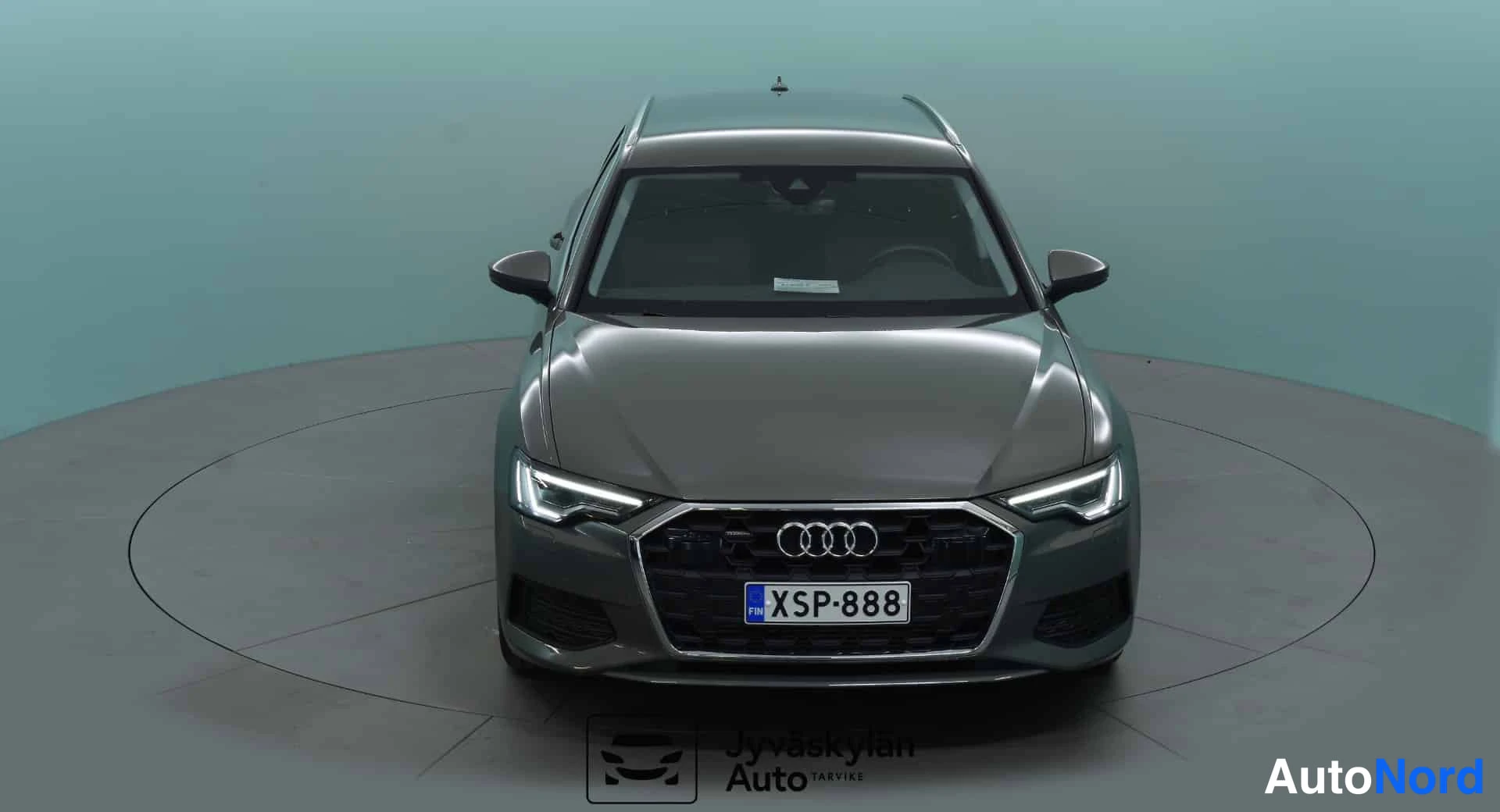 Harmaa Audi A6 2024, edestä, kuva 6