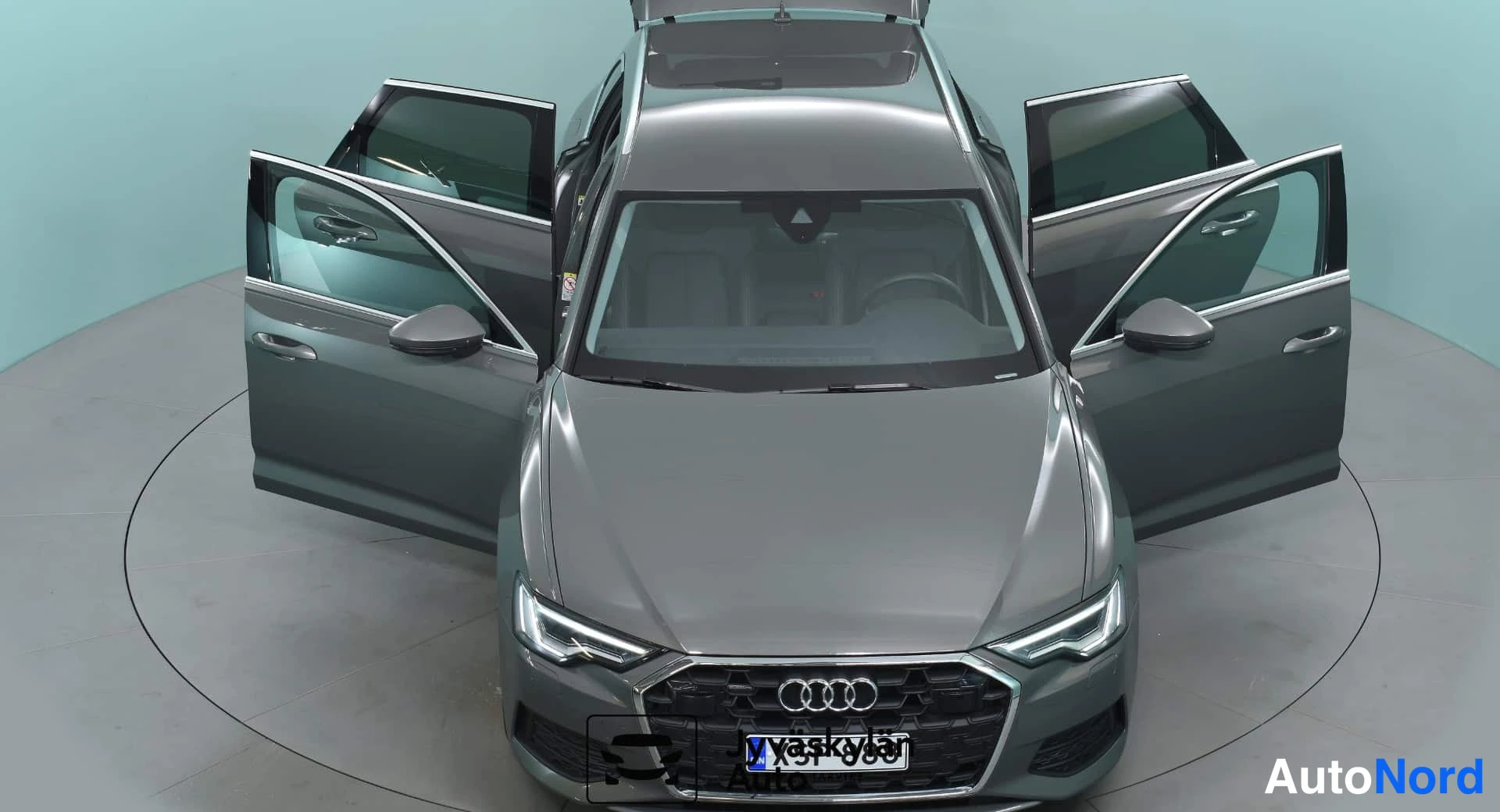 Harmaa Audi A6 2024, edestä, kuva 5