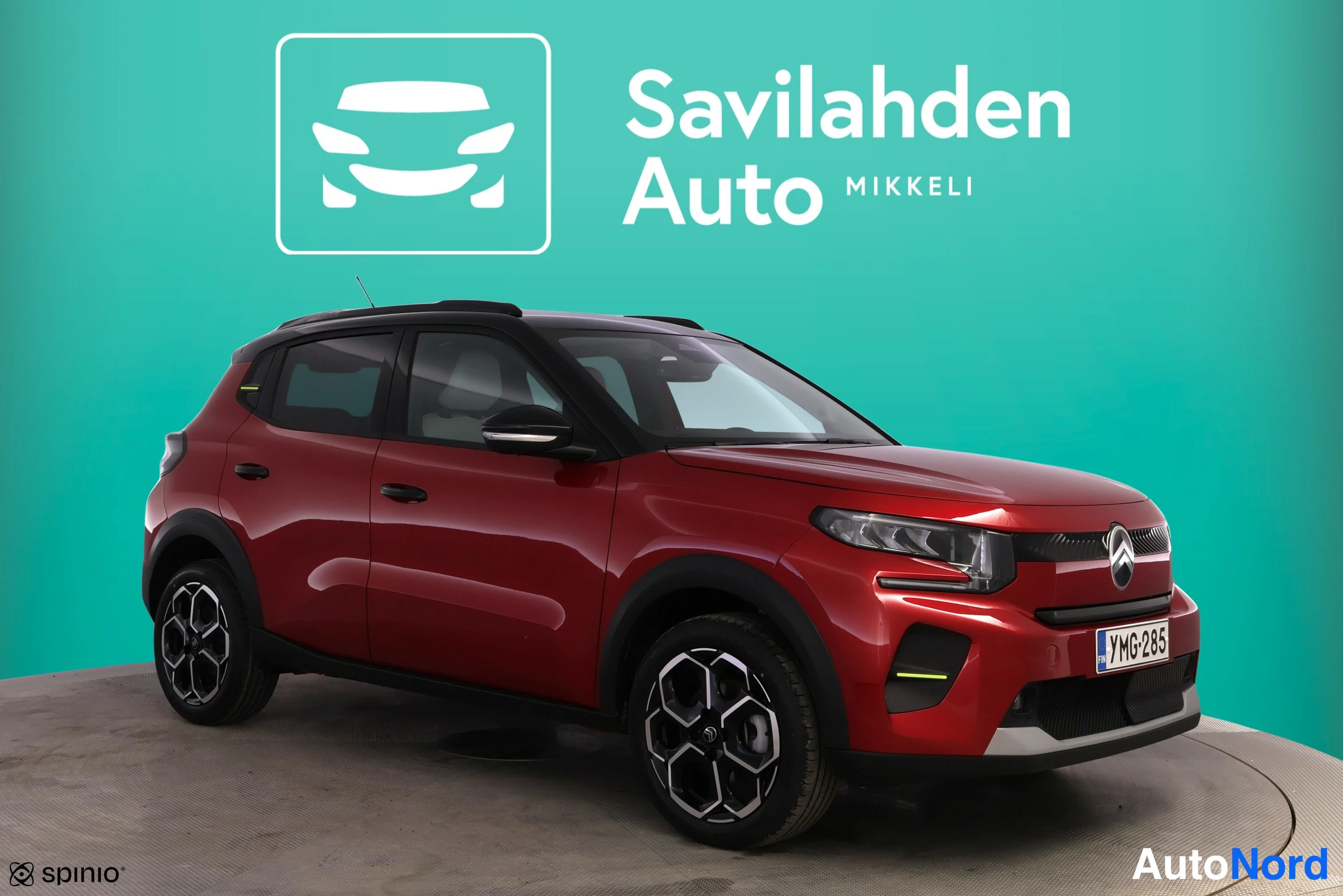 Punainen Citroen C3 2026, etuviisto, keula oikealle, kuva 6