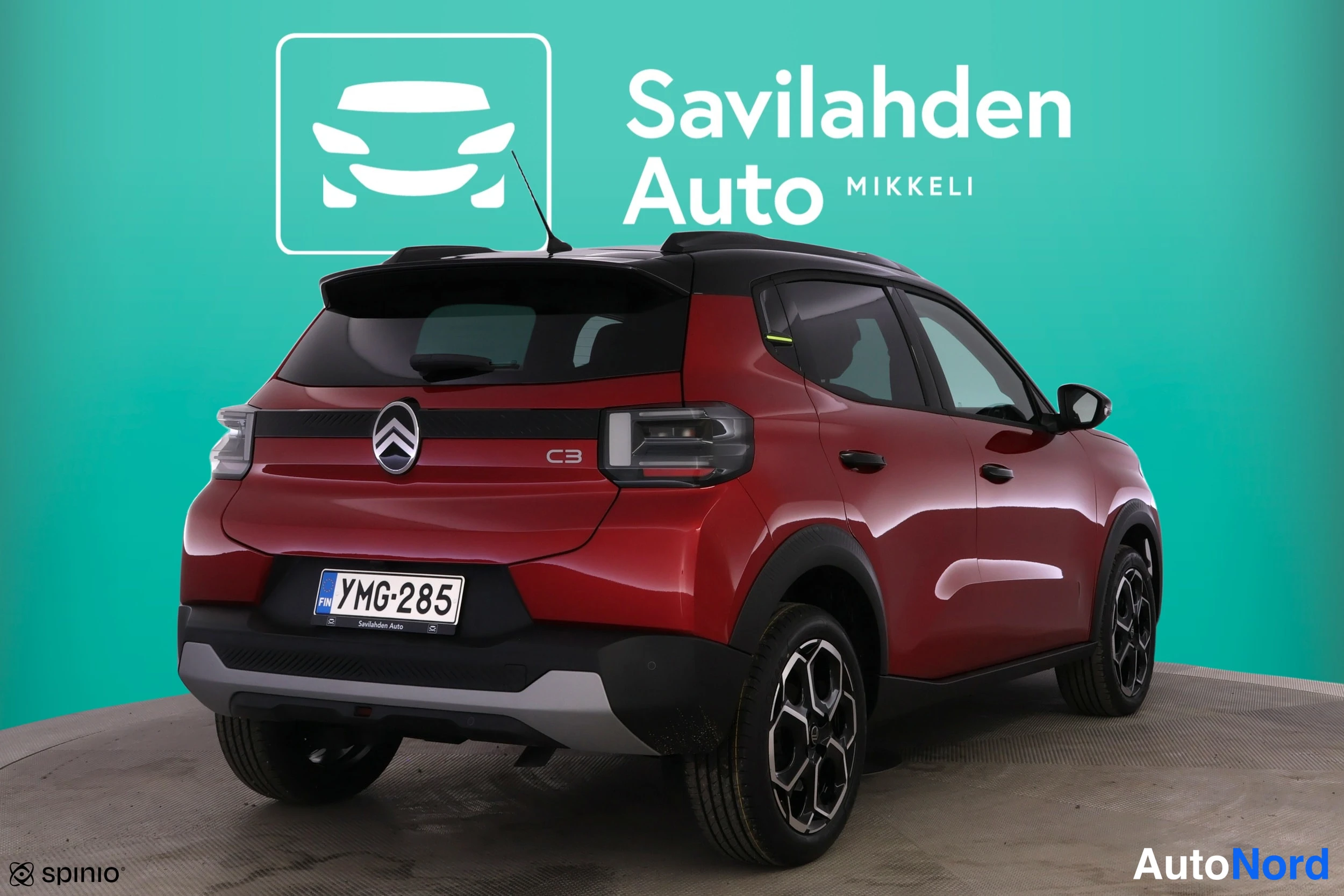 Punainen Citroen C3 2026, takaviisto, kuva 12