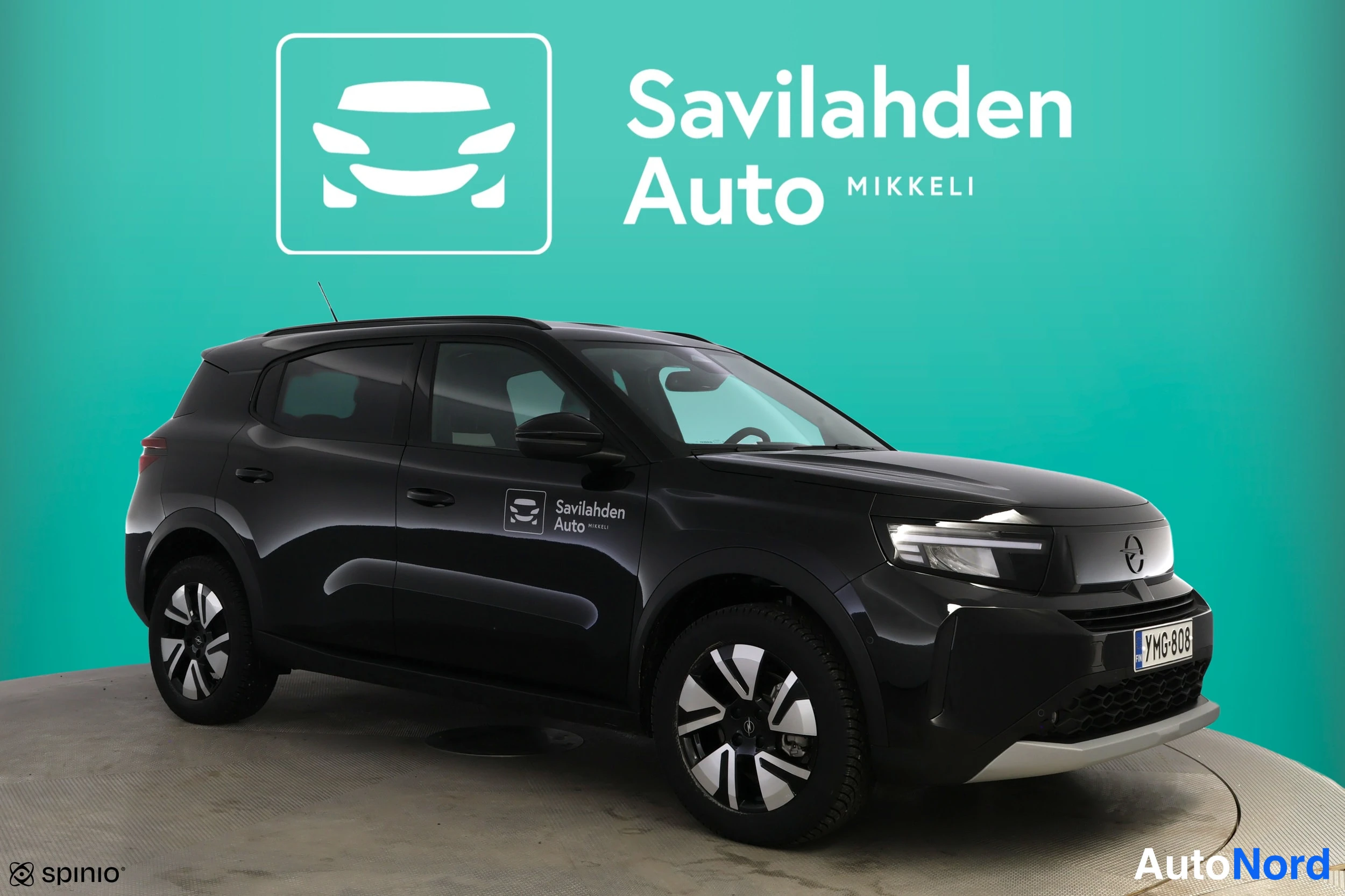 Musta Opel Frontera 2026, etuviisto, keula oikealle, kuva 4