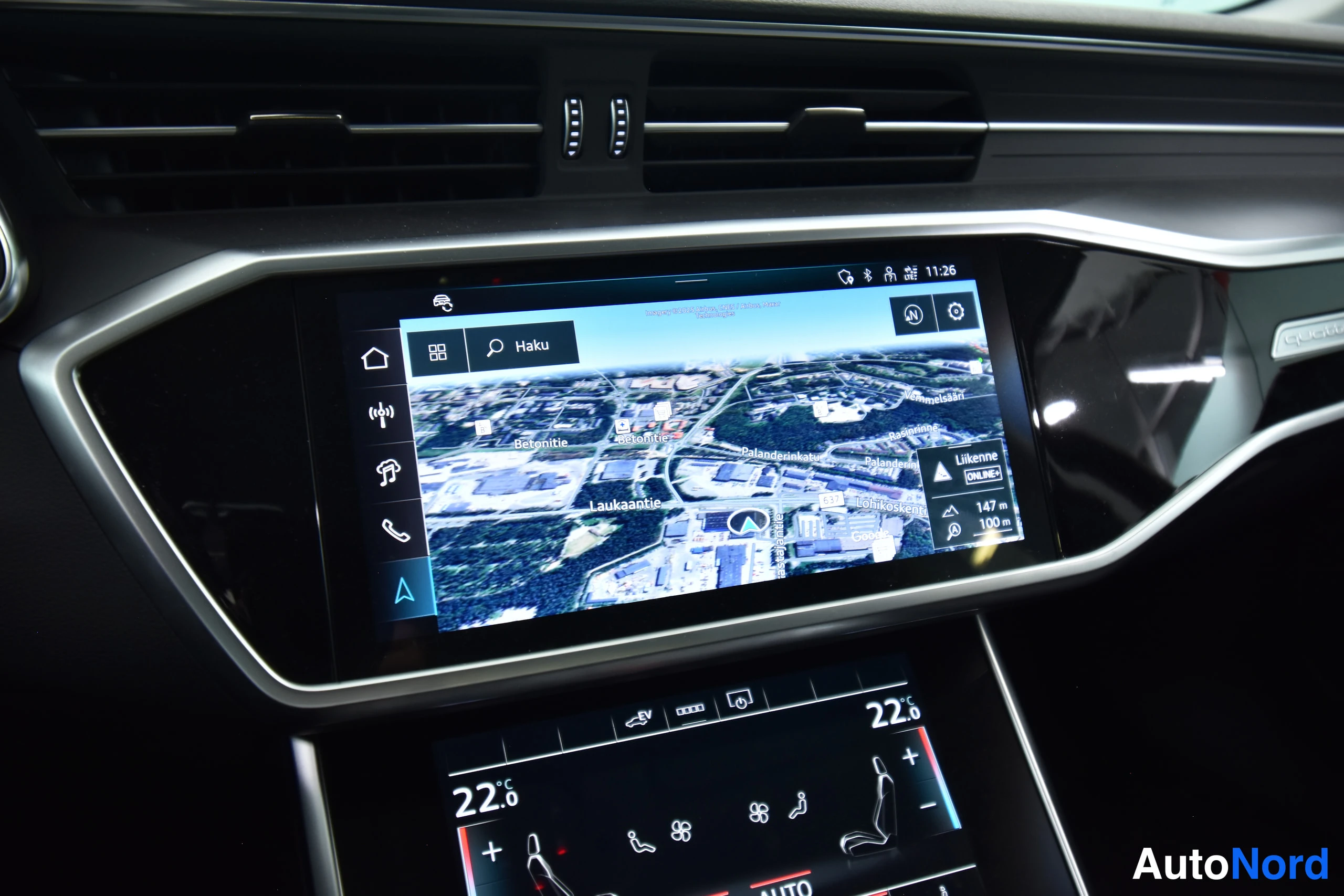 Hopea Audi A6 Avant 2024, ohjaamo, kuva 26