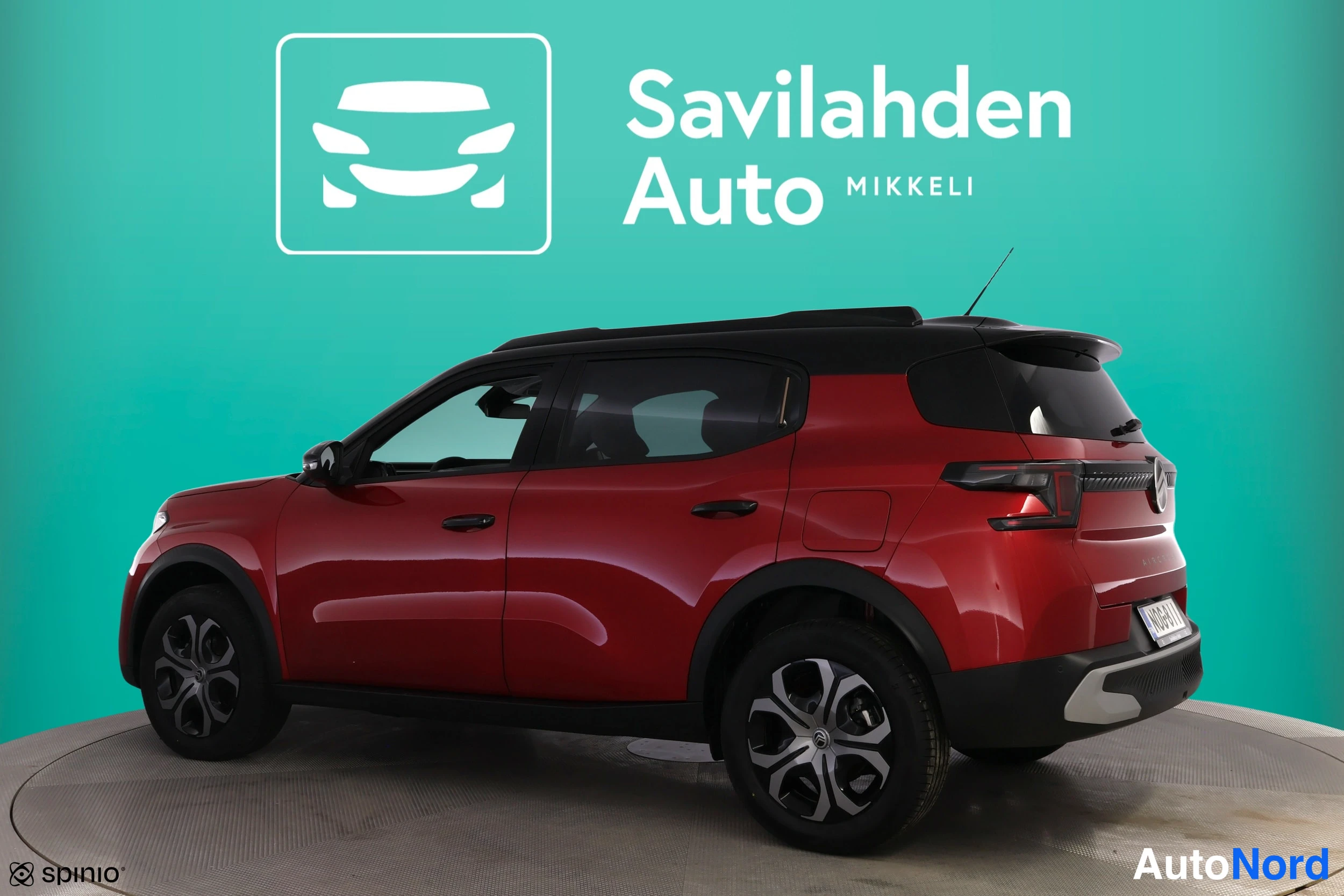 Punainen Citroen e-C3 Aircross 2026, takaviisto, kuva 12