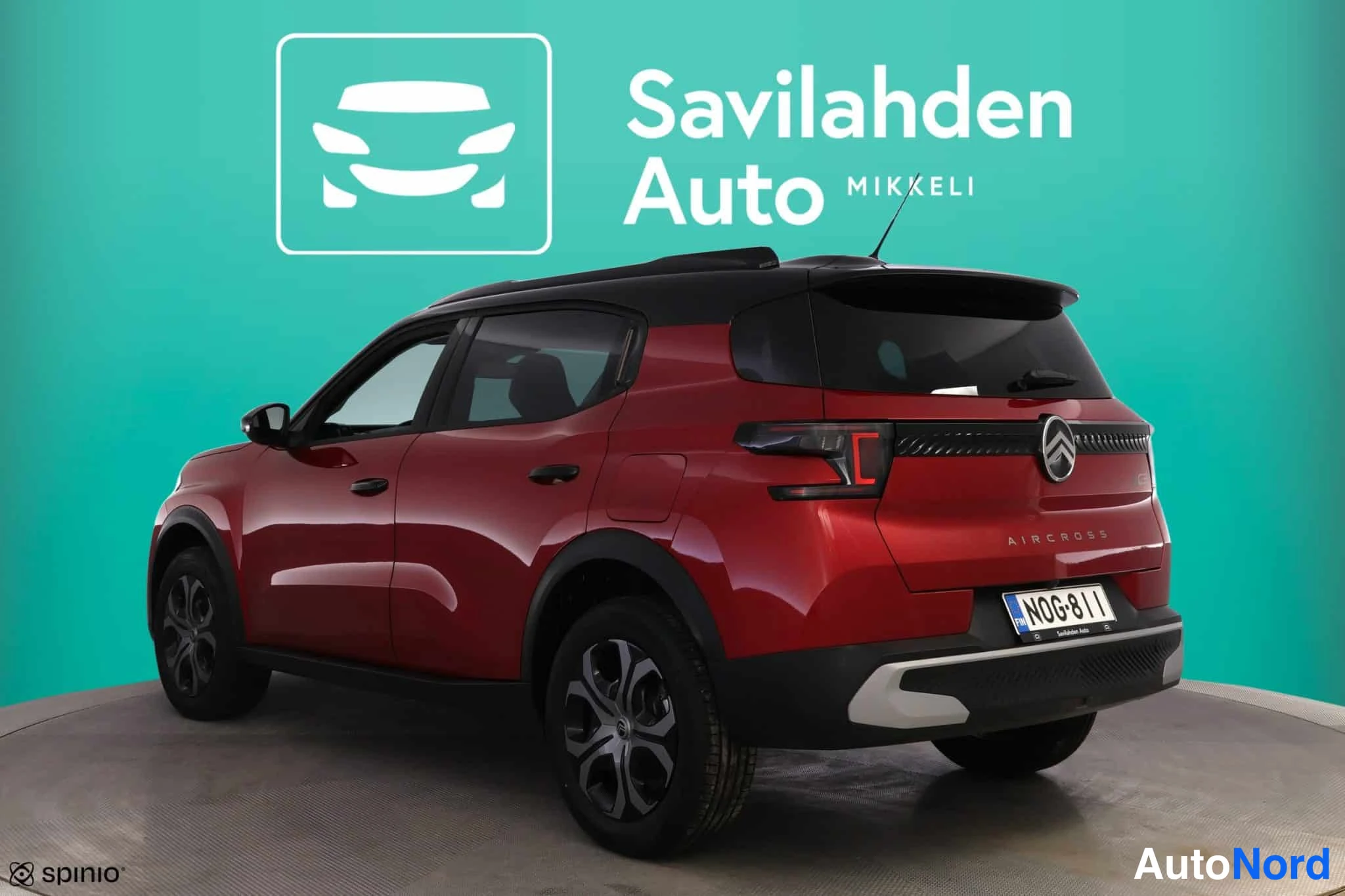 Punainen Citroen e-C3 Aircross 2026, takaviisto, kuva 8