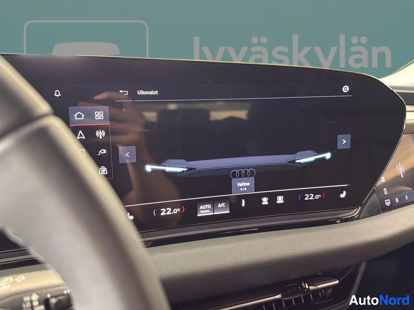Valkoinen Audi A6 e-tron 2025, yksityiskohta, kuva 19