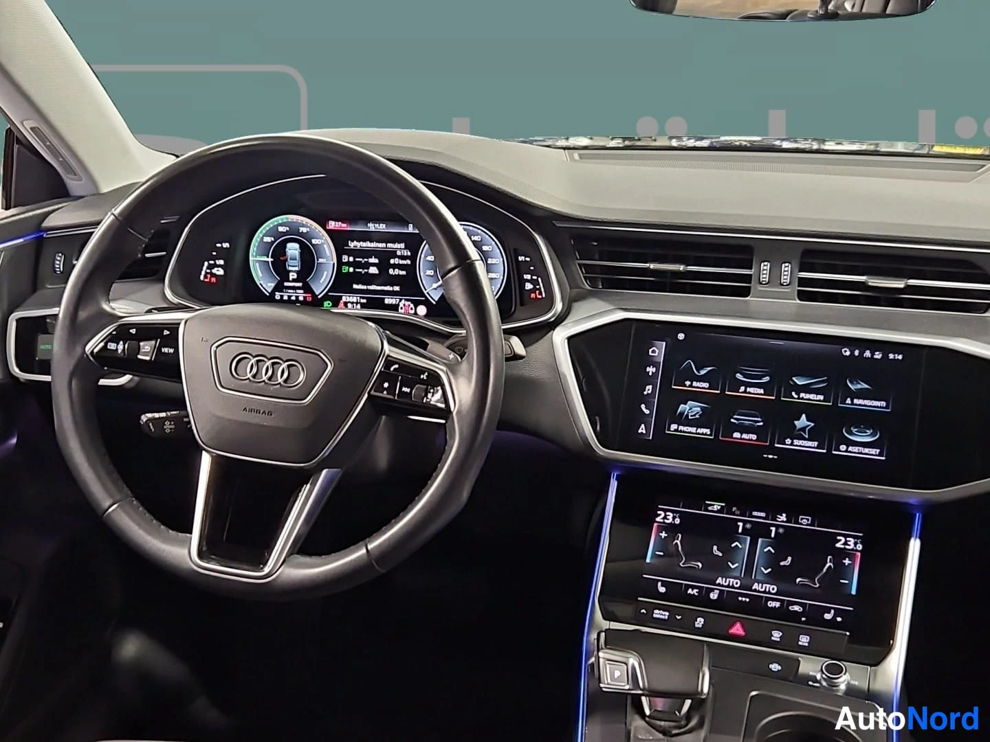 Harmaa Audi A7 2021, ohjaamo, kuva 13